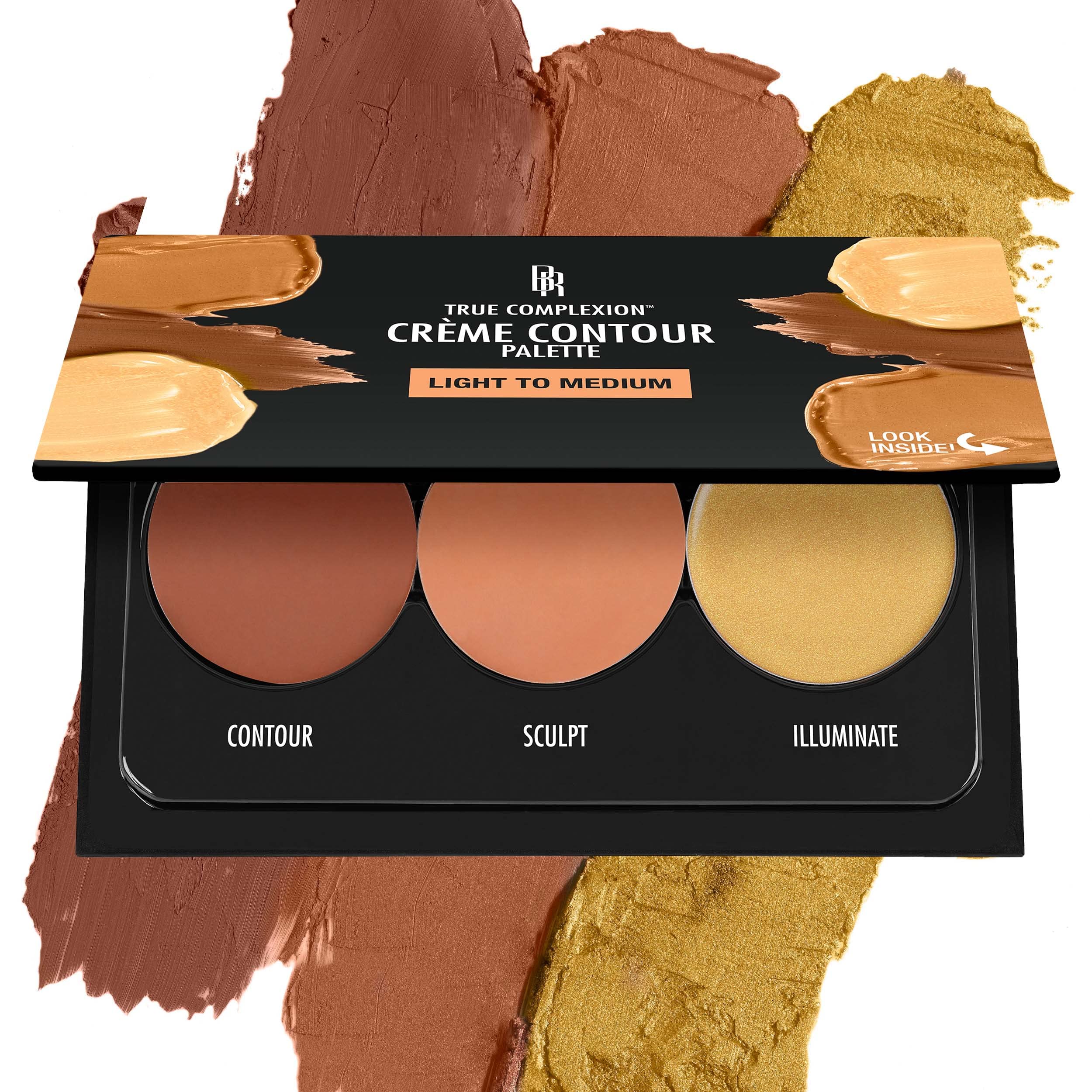 Black Radiance True Complexion Creme Contour Palette, Light To Medium, 75 Gram