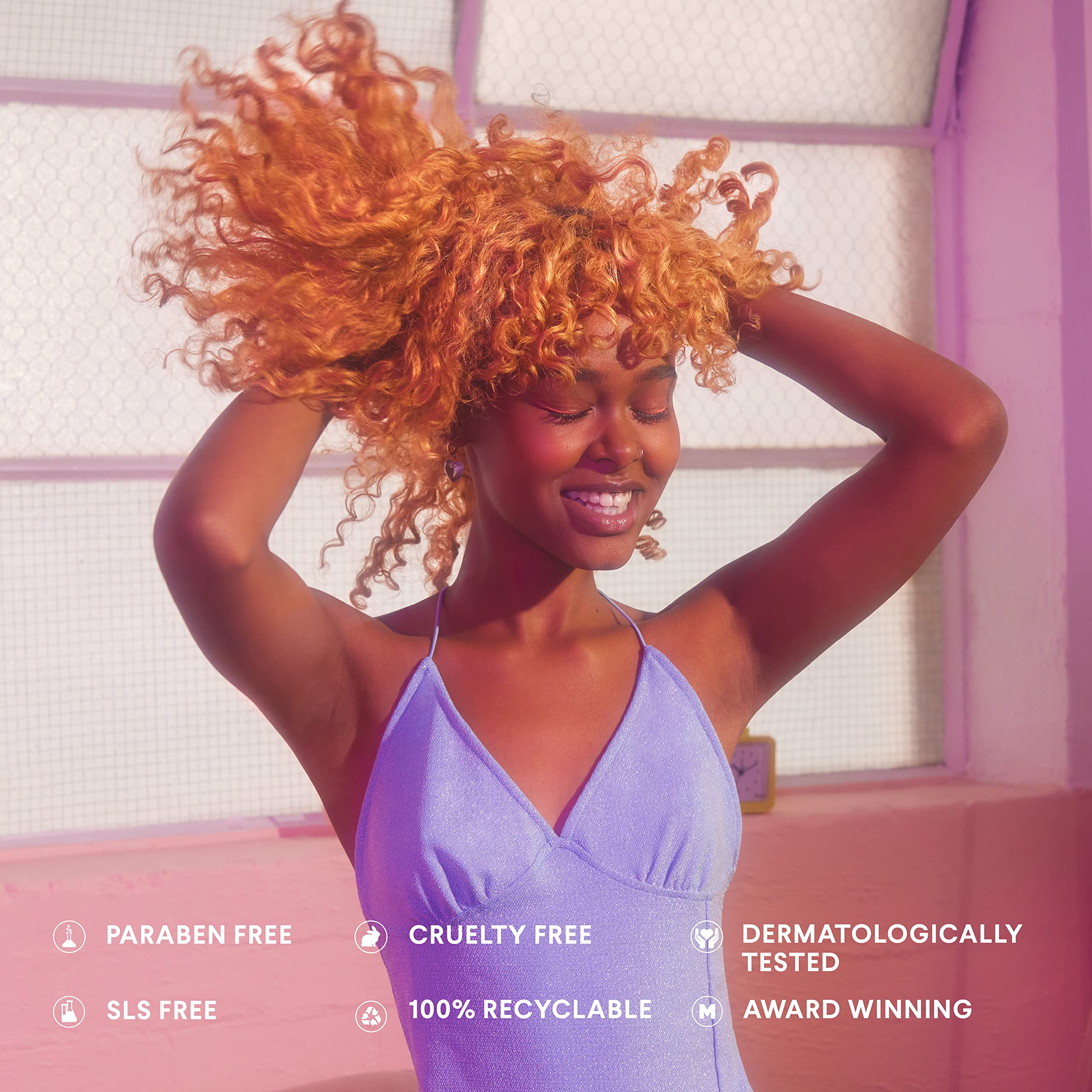Monday Haircare Smooth Shampoo + Conditioner Bathroom Set (2 Pack) 12Oz Each For Frizzy, Coarse, And Curly Hair, Made From Cocon