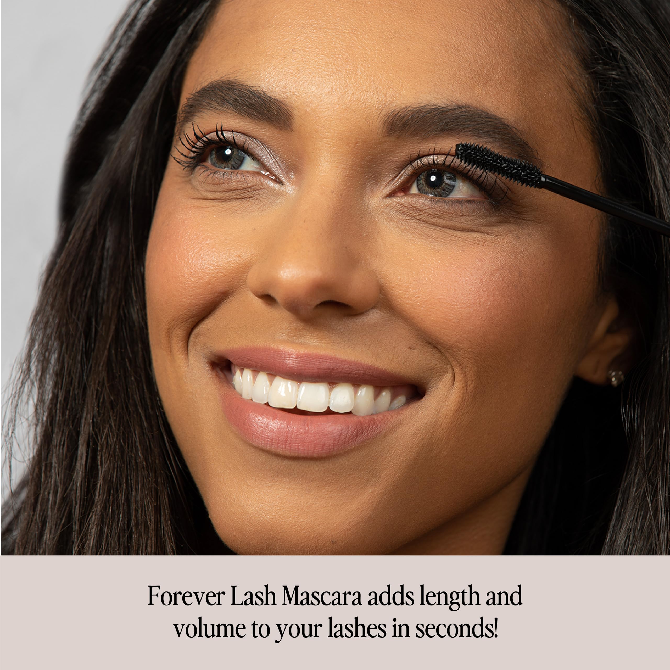 Billion Dollar Brows Forever Lash Mascara, Length & Volume In Seconds, Waterproof Formula, Unique Silicone Wand, Professional Qu