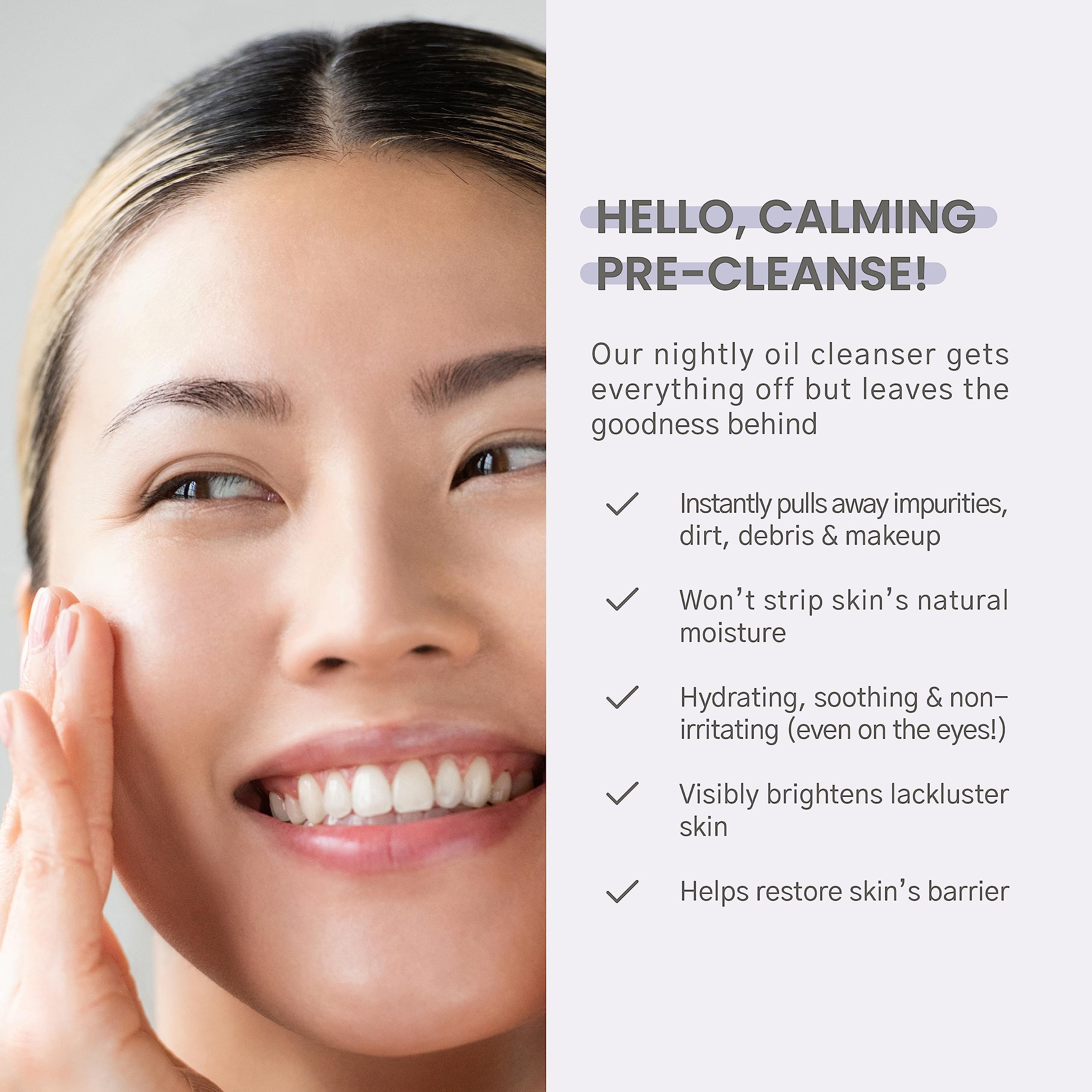 Karuna - Cleansing Oil With Prickly Pear For Clean Skin - Cleanses Without Clogging Pores, Oil Based Cleanser, Travel Size Makeu