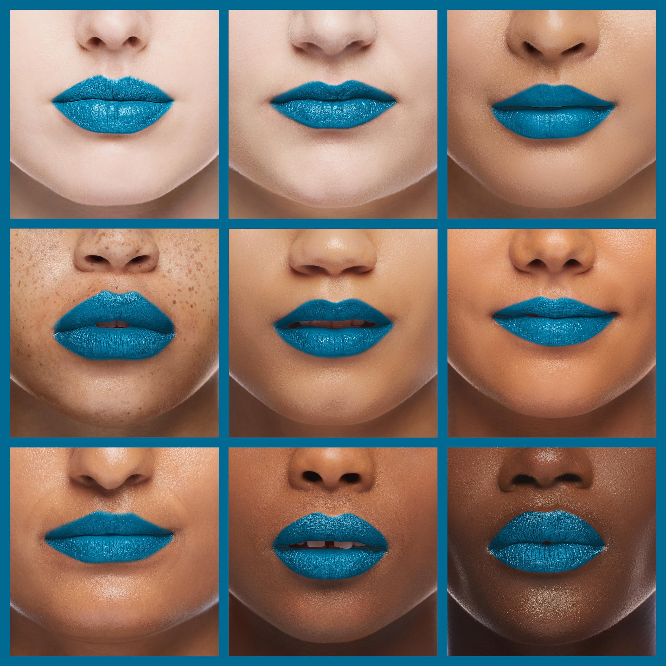 7V Home Beauty Blue Matte Liquid Lipstick, Long Lasting High Pigmented Non-Stick Waterproof Blue Lipstick (5Ml, #725)