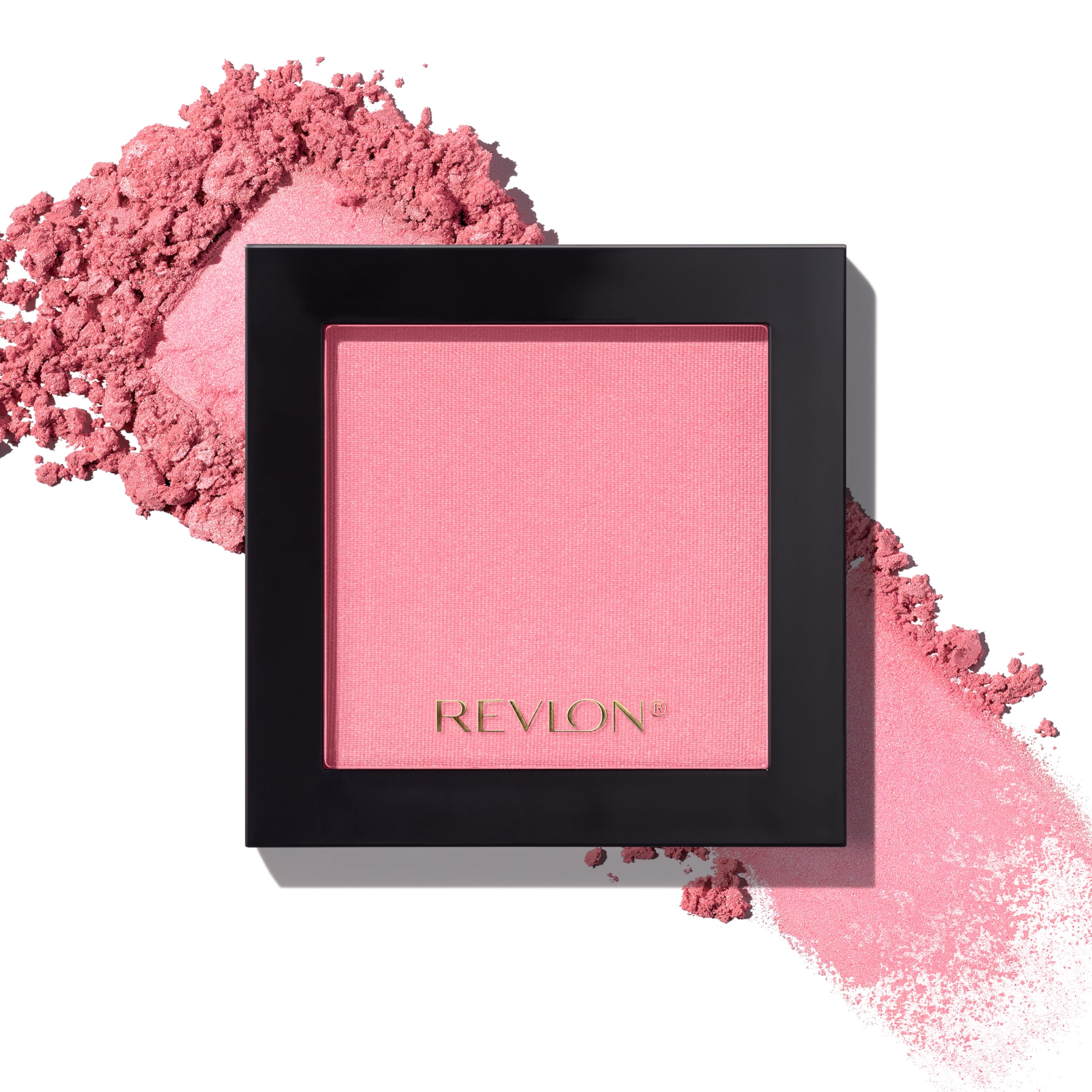 Revlon Blush, Powder Blush Face Makeup, High Impact Buildable Color, Lightweight & Smooth Finish, 014 Tickled Pink, 0.17 Oz