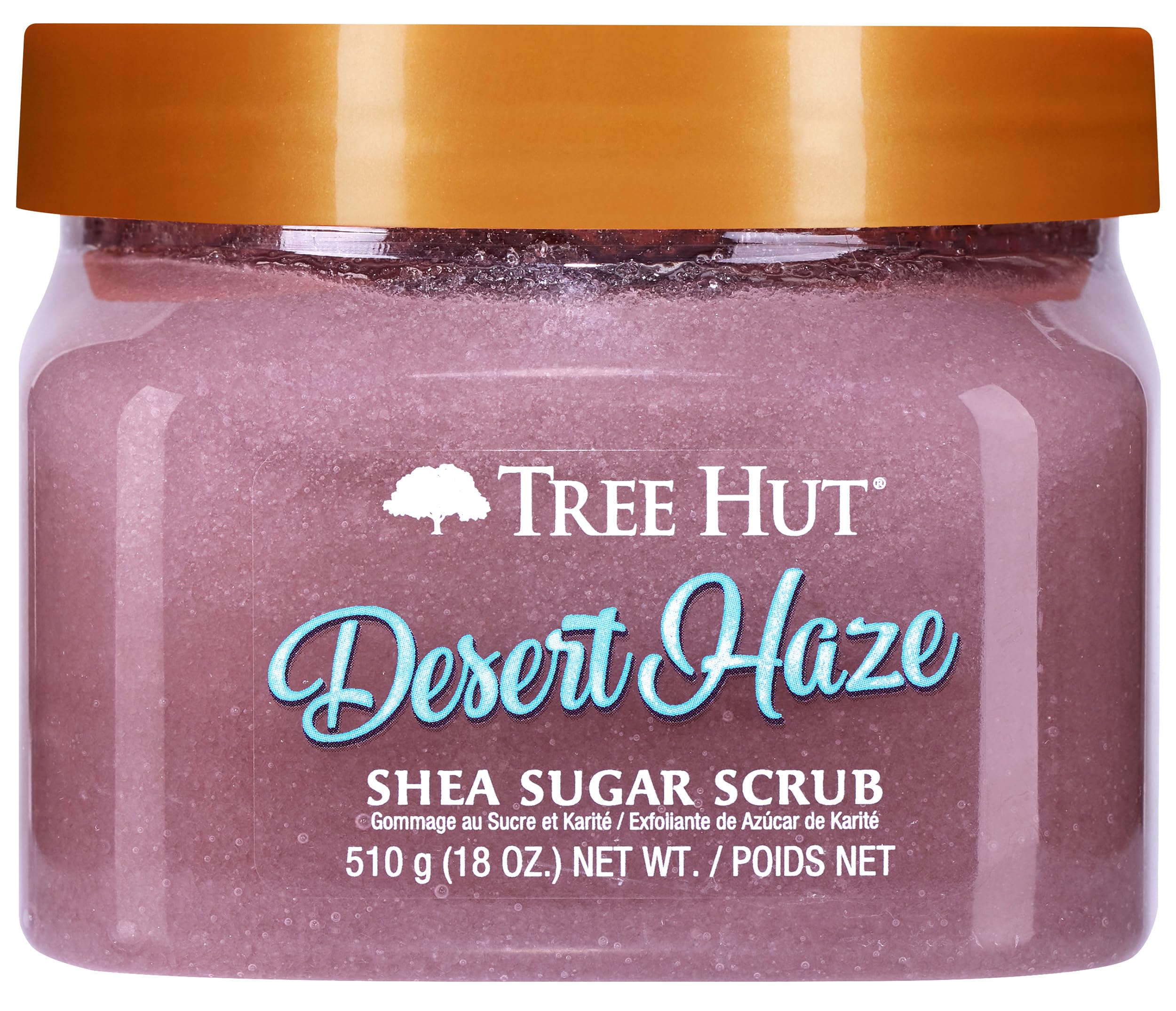 Tree Hut Desert Haze Shea Sugar Scrub, 18 oz, Ultra Hydrating and Exfoliating Scrub for Nourishing Essential Body Care