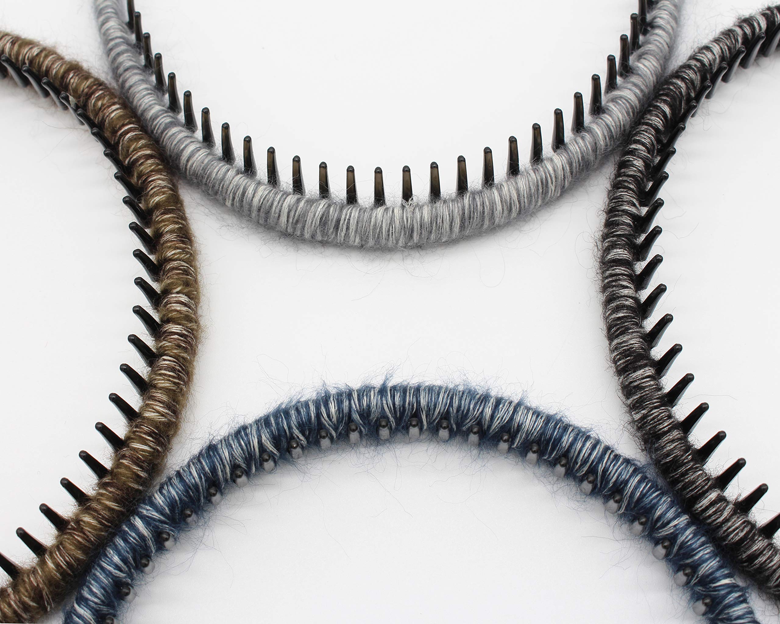JOBAND Fashion Wool Knit Hair Band - Non-Slip Resin Comb Teeth Hoop (4 Colors)