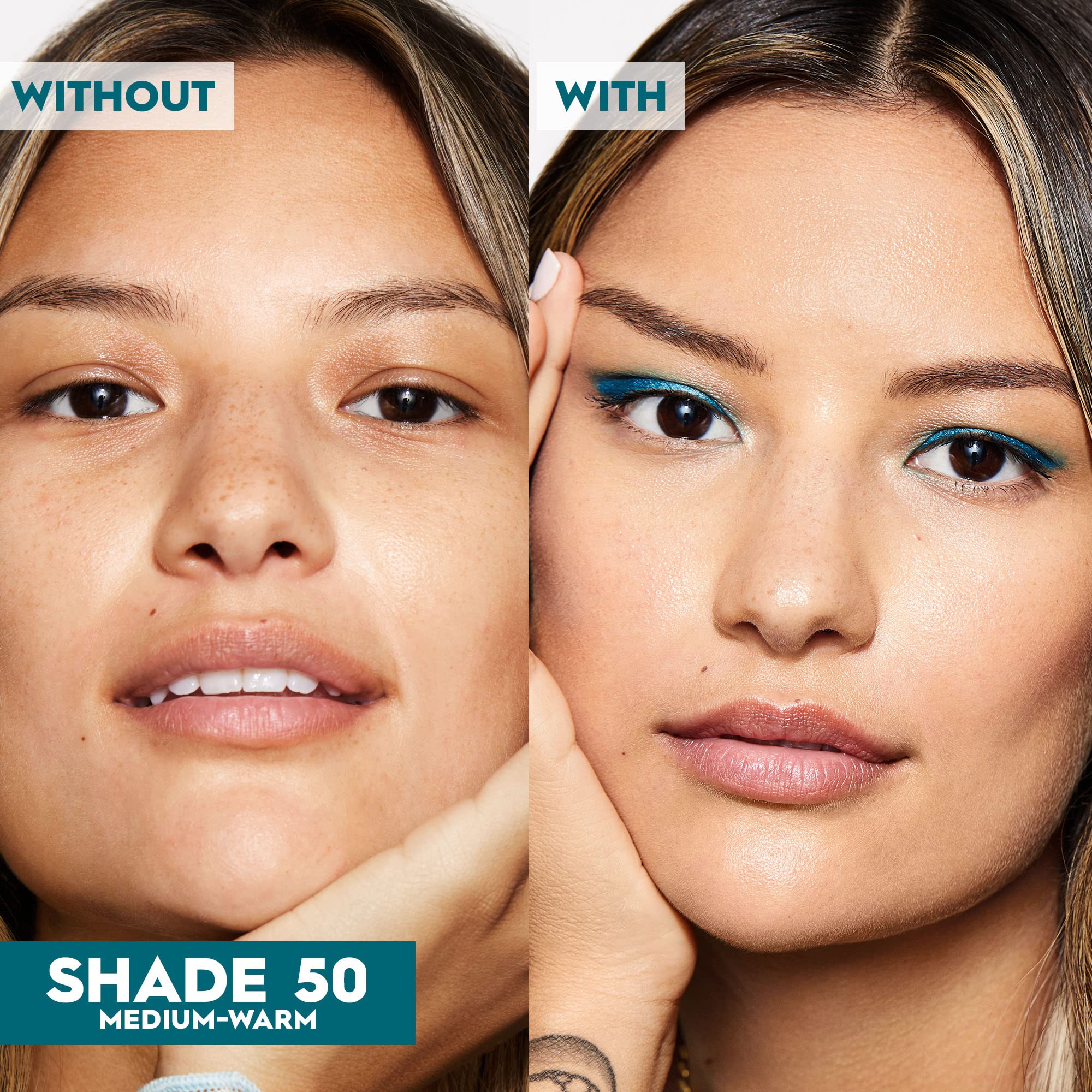 Urban Decay Hydromaniac Dewy Foundation (50 Medium Warm), Hydrating Tinted Moisturizer For Dry Skin, Buildable Medium Coverage,