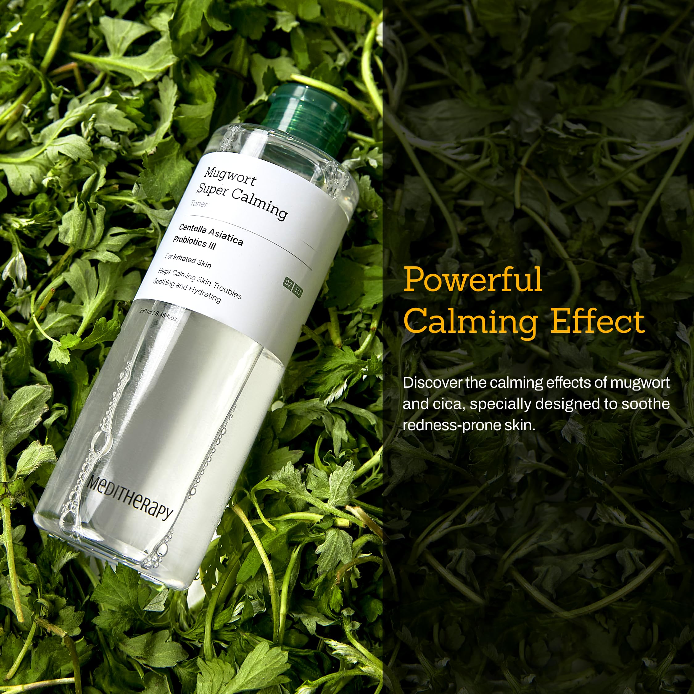 Mugwort Super Calming Toner - Korean Hydrating Toner For Face, Purifying Mugwort Essence, Soothing, Calming, Refreshing Facial T