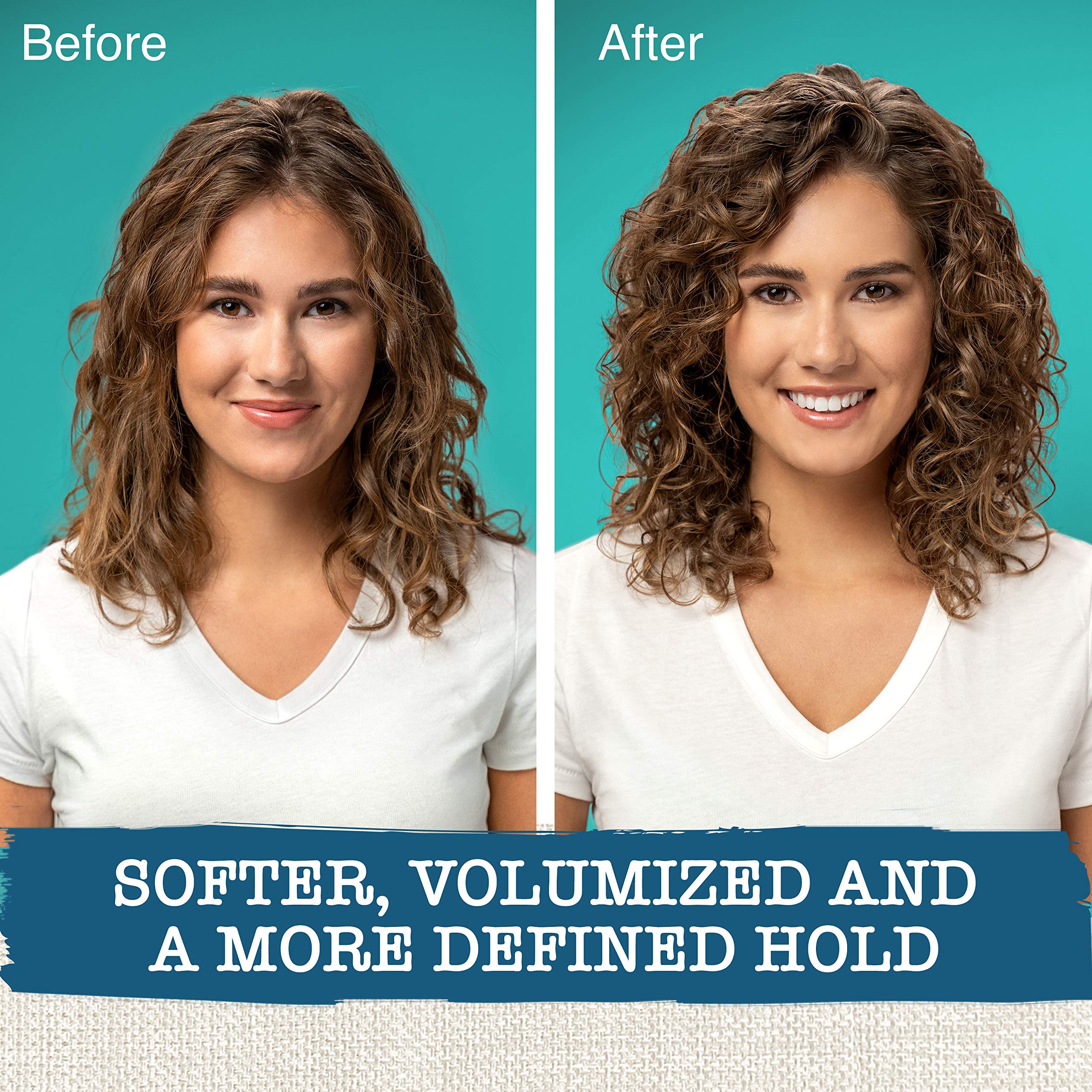 Maui Moisture Flexible Hold + Coconut Milk Curl Foam Mousse, for Curly Hair Styling, No Drying Alcohols, Parabens or Silicone, 8