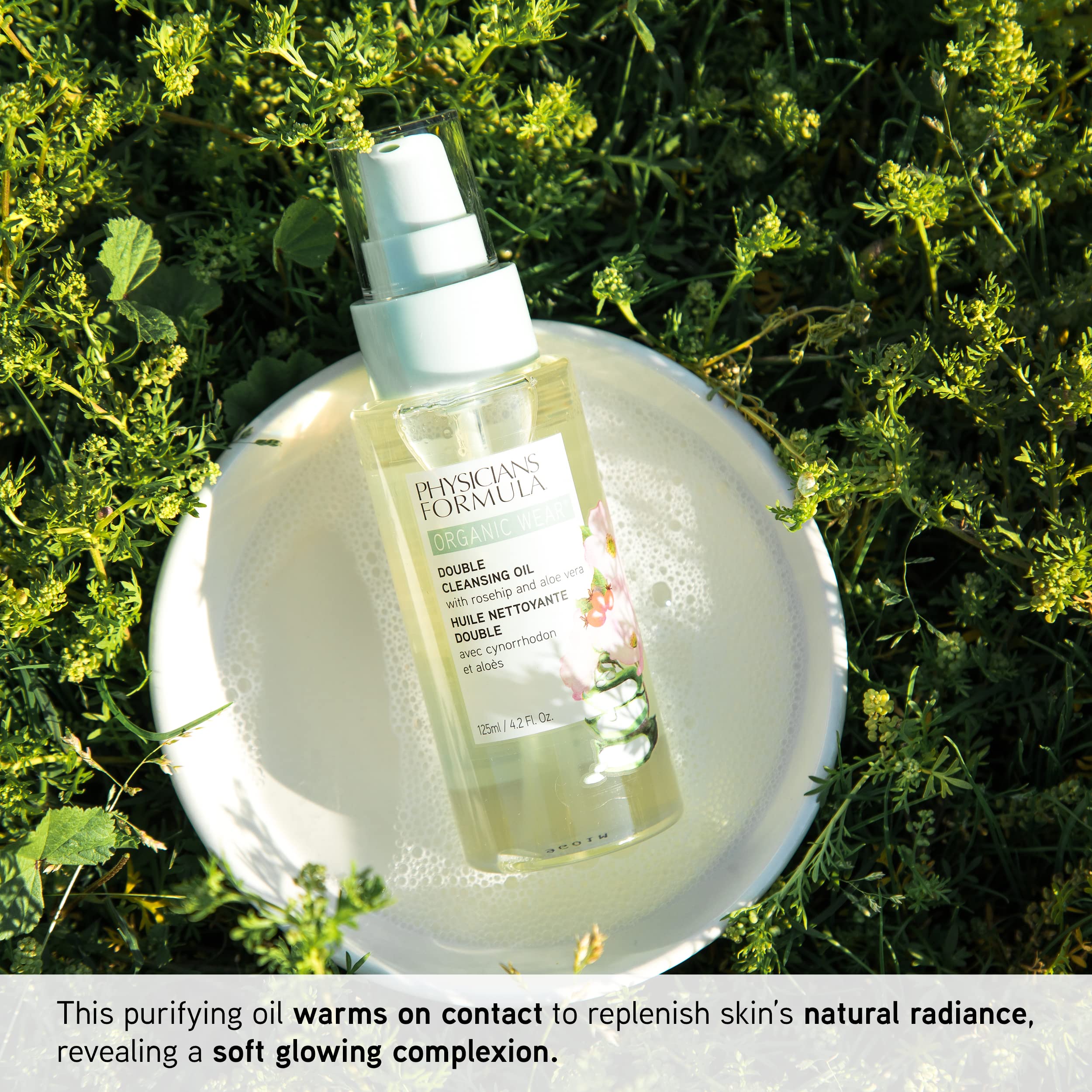 Organic Cleanser By Physicians Formula Organic Wear All Natural Double Cleansing Oil, Nourishing, Purifying, Dermatologist Teste
