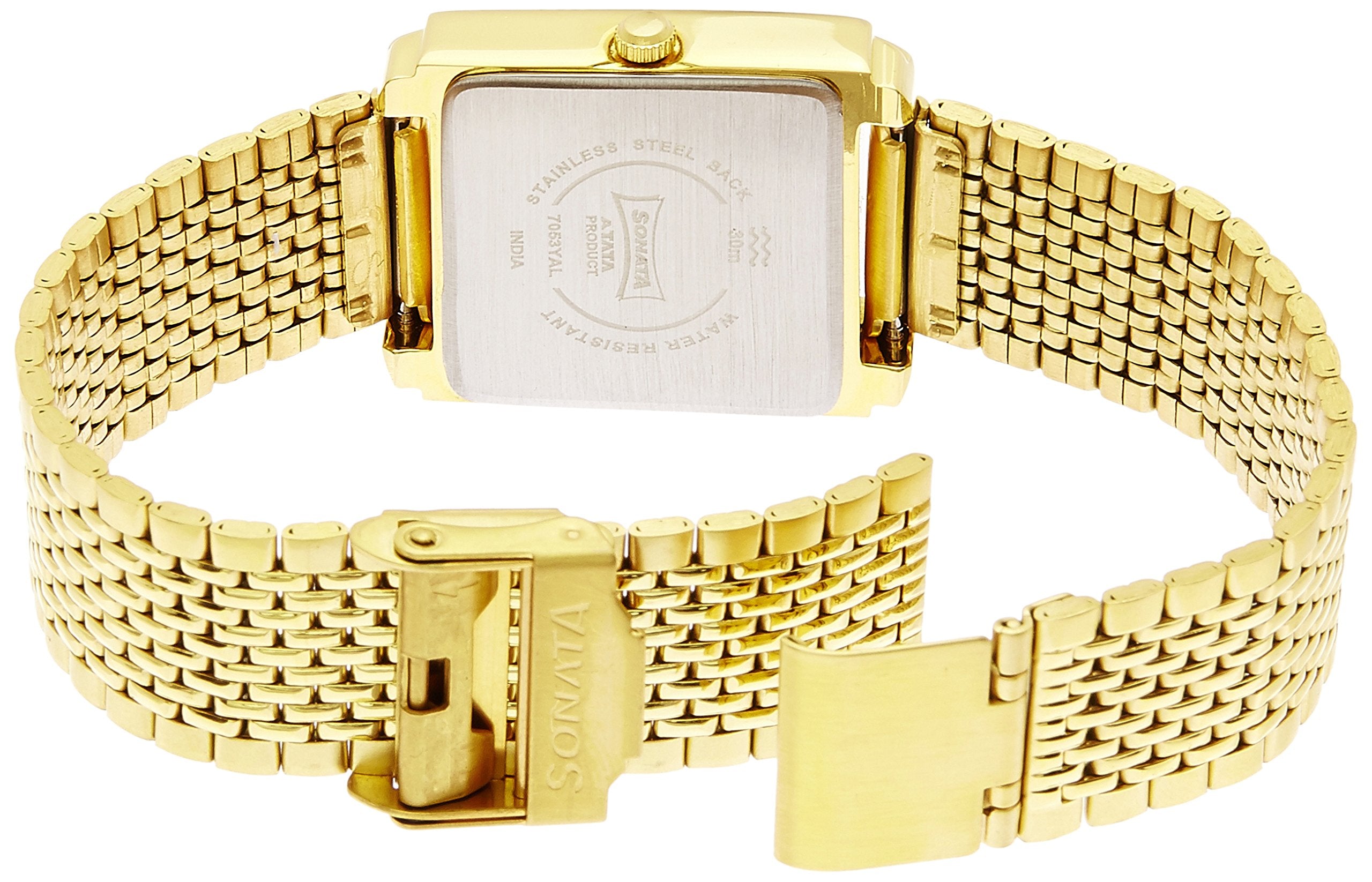 Sonata Analogue Silver Dial Men Watch (7053Ym07)