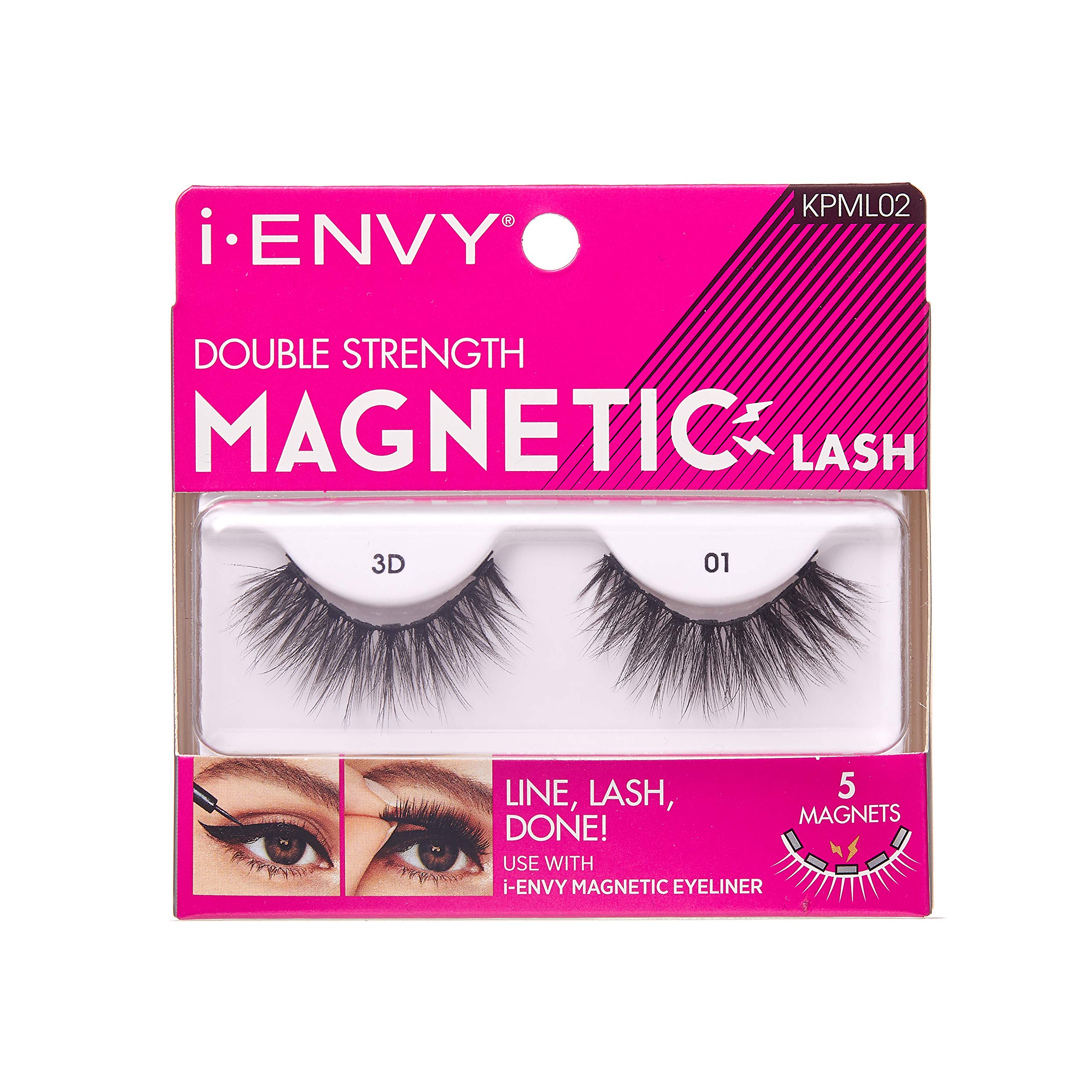 Ienvy Magnetic Lashes Double Strength Reusable Lashes Easy To Apply, Everyday Wearable False Eyelashes Faux Mink #2