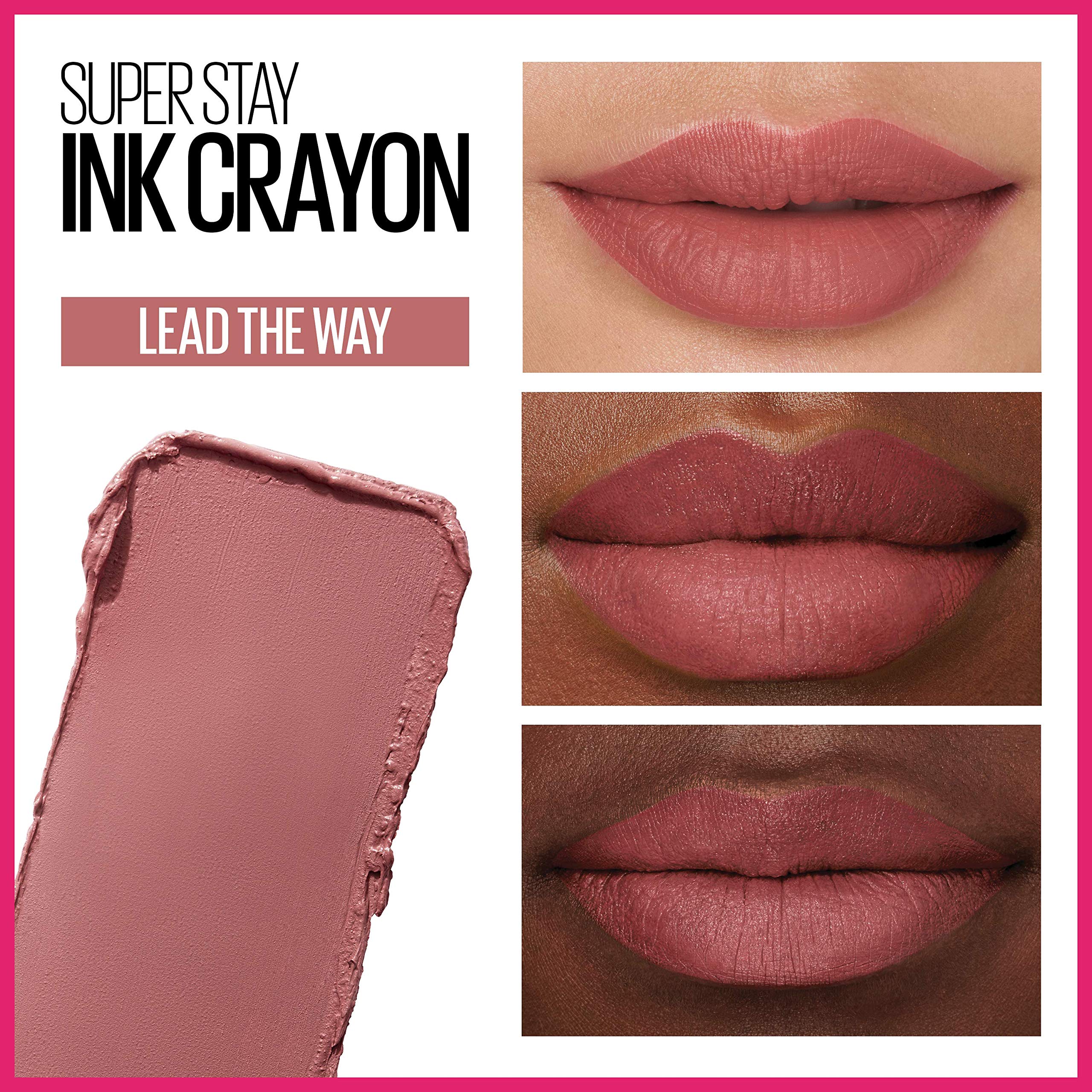 Maybelline Super Stay Ink Crayon Lipstick Makeup, Precision Tip Matte Lip Crayon With Built-In Sharpener, Longwear Up To 8Hrs, L