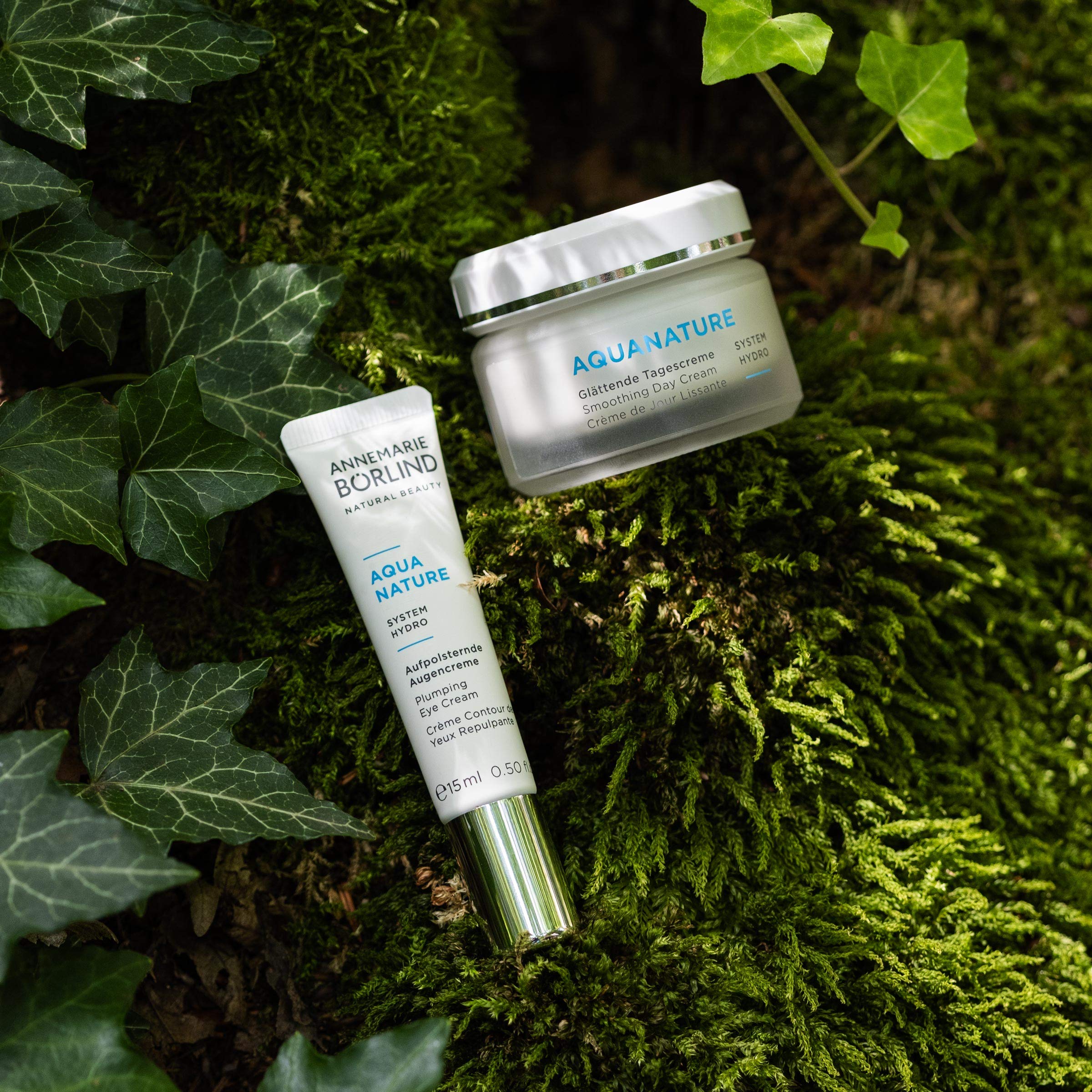 ANNEMARIE BRLIND - AQUANATURE Smoothing Day Cream - Aloe Algae and Hyaluronic Acid Facial Moisturizer - Smooths, Regenerates, Re