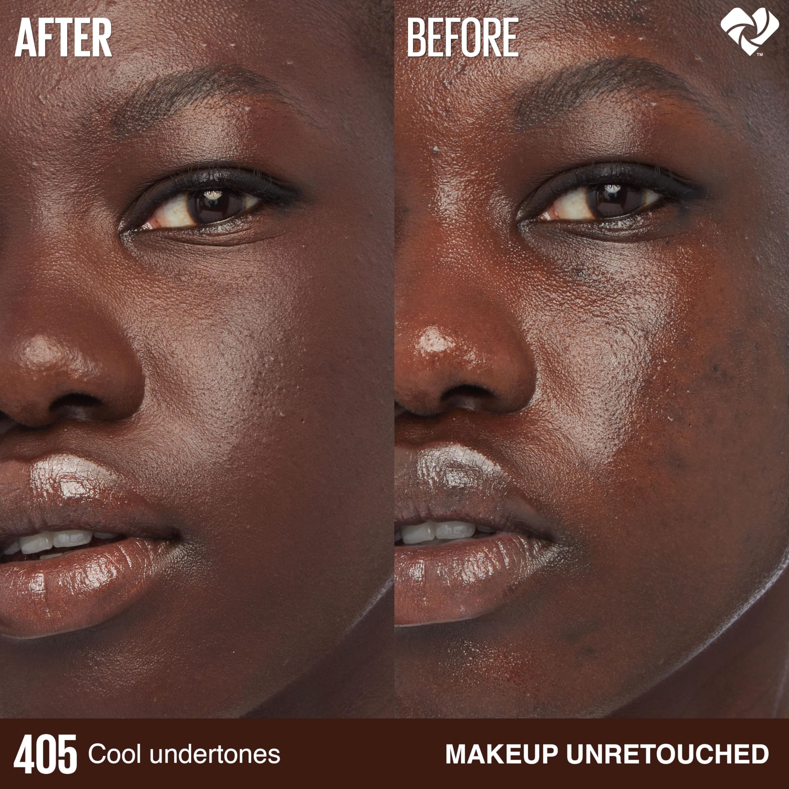 Maybelline Super Stay Lumi-Matte Foundation, Lightweight and Buildable Full Coverage Foundation Makeup For Up To 30HR Wear, 405,