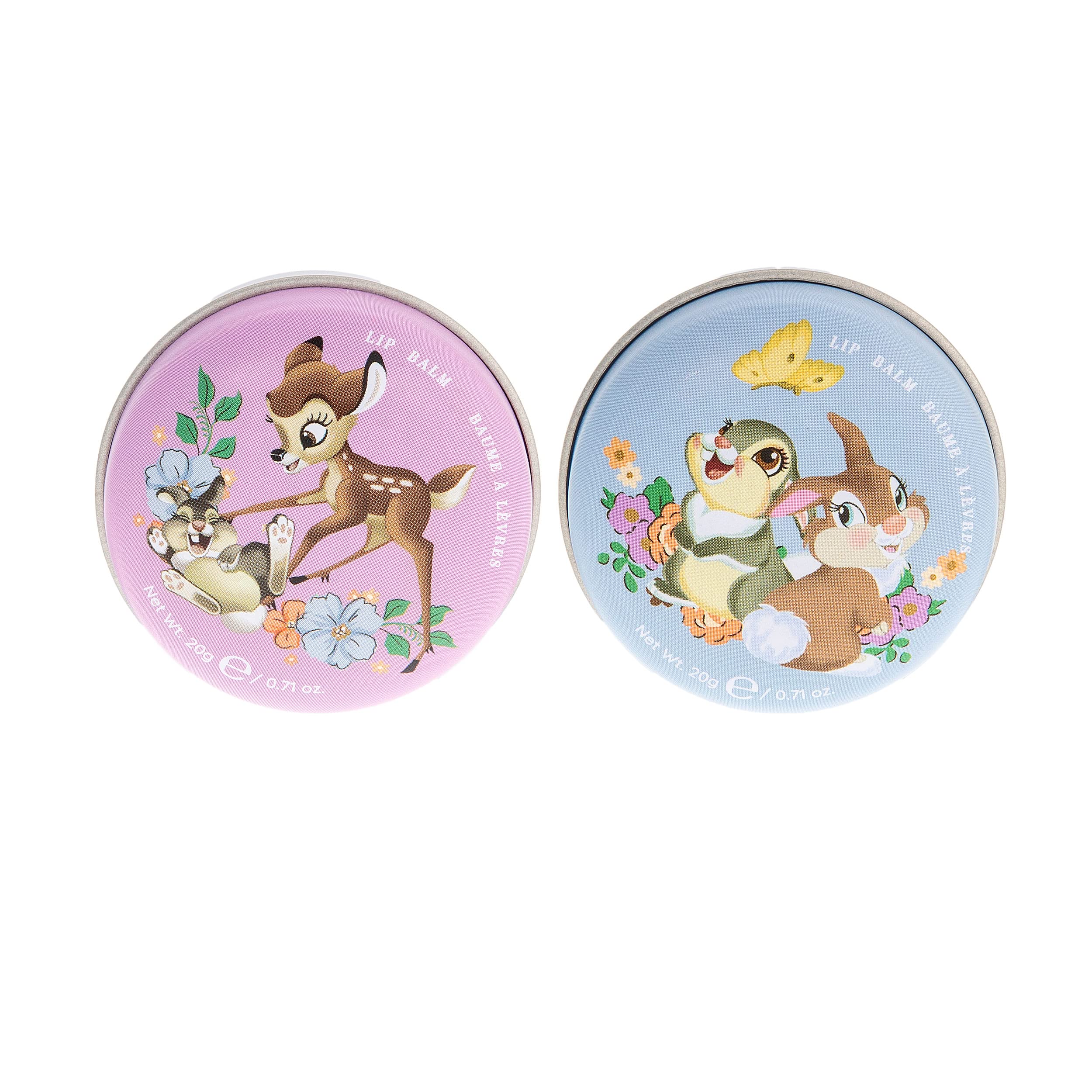 Mad Beauty Disney Beauty of Bambi Lip Balm Duo | Cruelty-Free Cosmetics | Strawberry & Vanilla Scented | Skincare Gifts for Wome