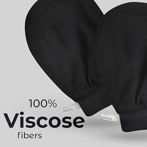 Mainbasics Korean Exfoliating Mitt - Dead Skin Remover For Body - Tan Remover Mitt & Shower Scrub - Deep Exfoliator Exfoliating