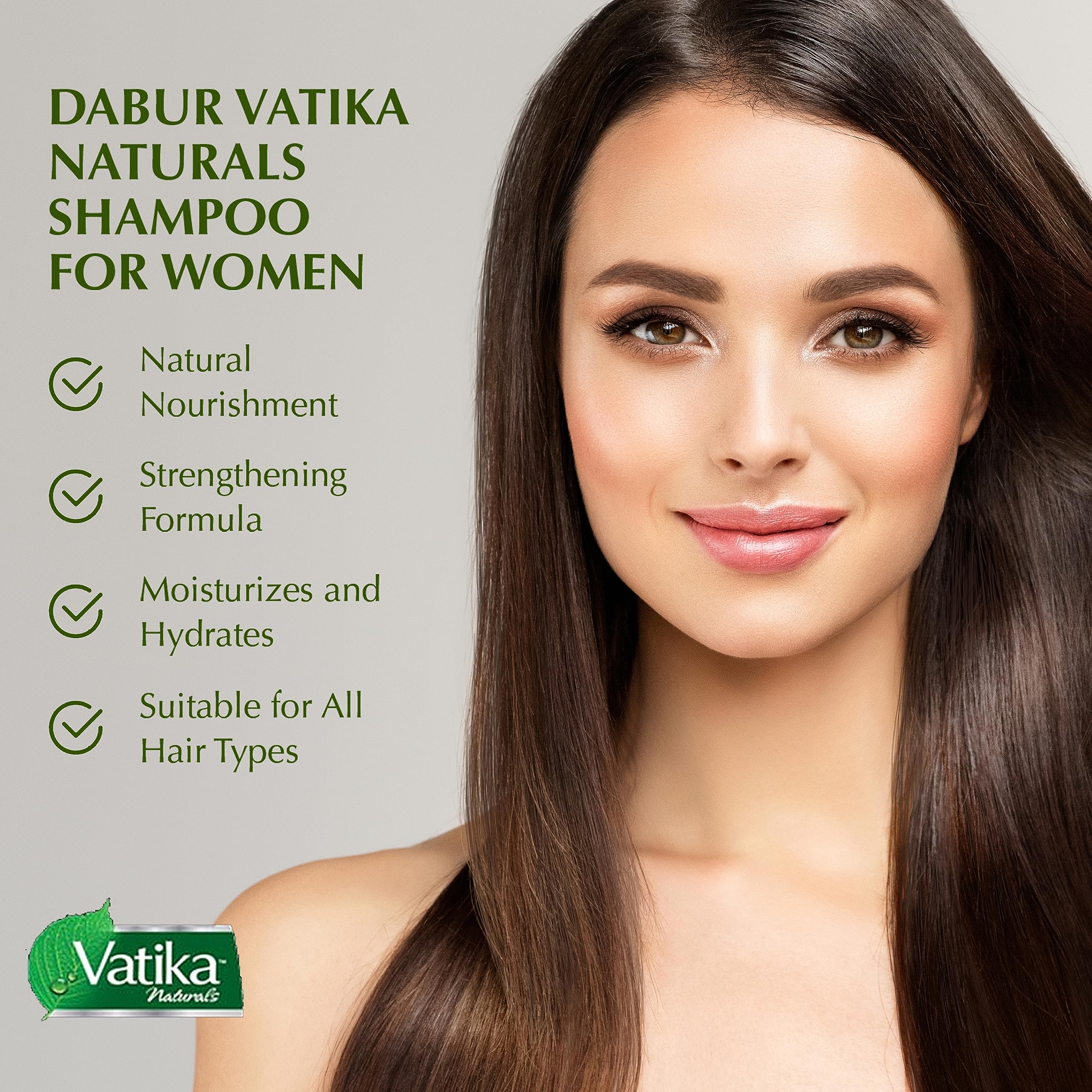 Vatika Naturals Daily Shampoo for Women - Nourish and Rejuvenate Your Natural Hair - Sweet Almond Strengthening & Moisturizing H