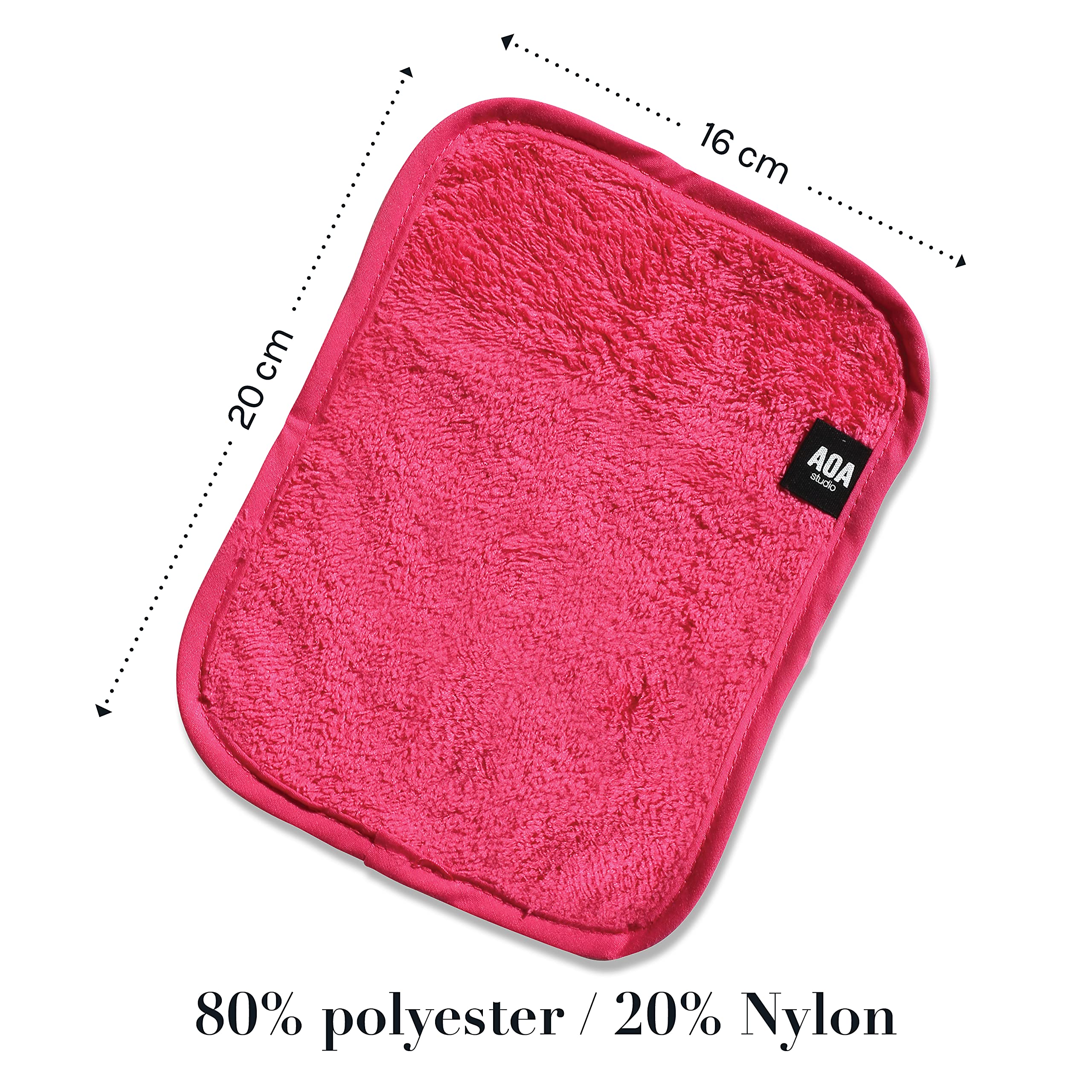 Aoa Studio Microfiber Face Cloth Makeup Erase Remover Face Towels Reusable Microfiber Cleansing Towel Remove Makeup With Water7.
