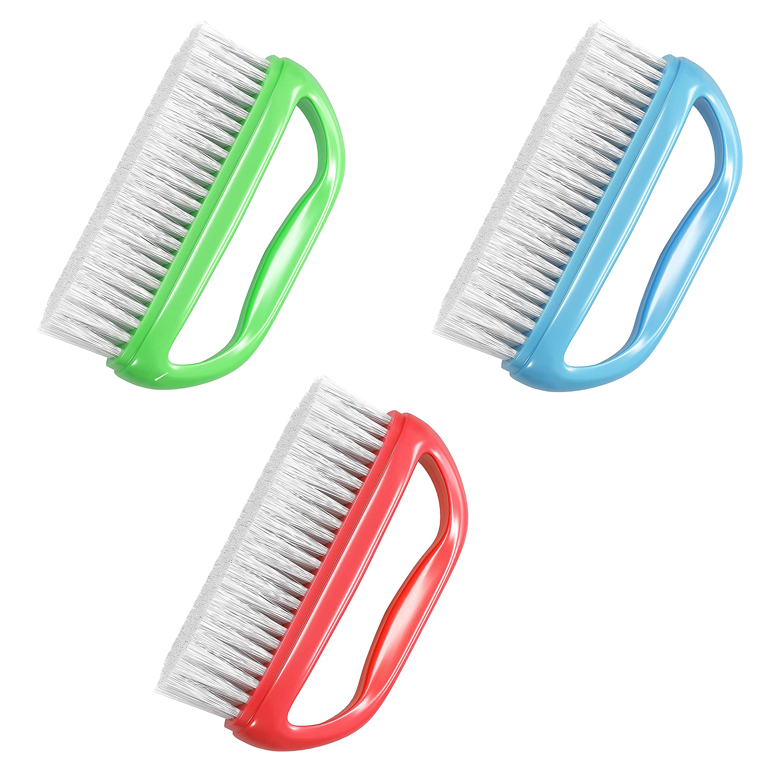 Konex PerfectGrip Large Hand and Fingernail Brush. Hand Scrub Brush and Under Nail Cleaner. Best in Class Grip Finger Nail Brus