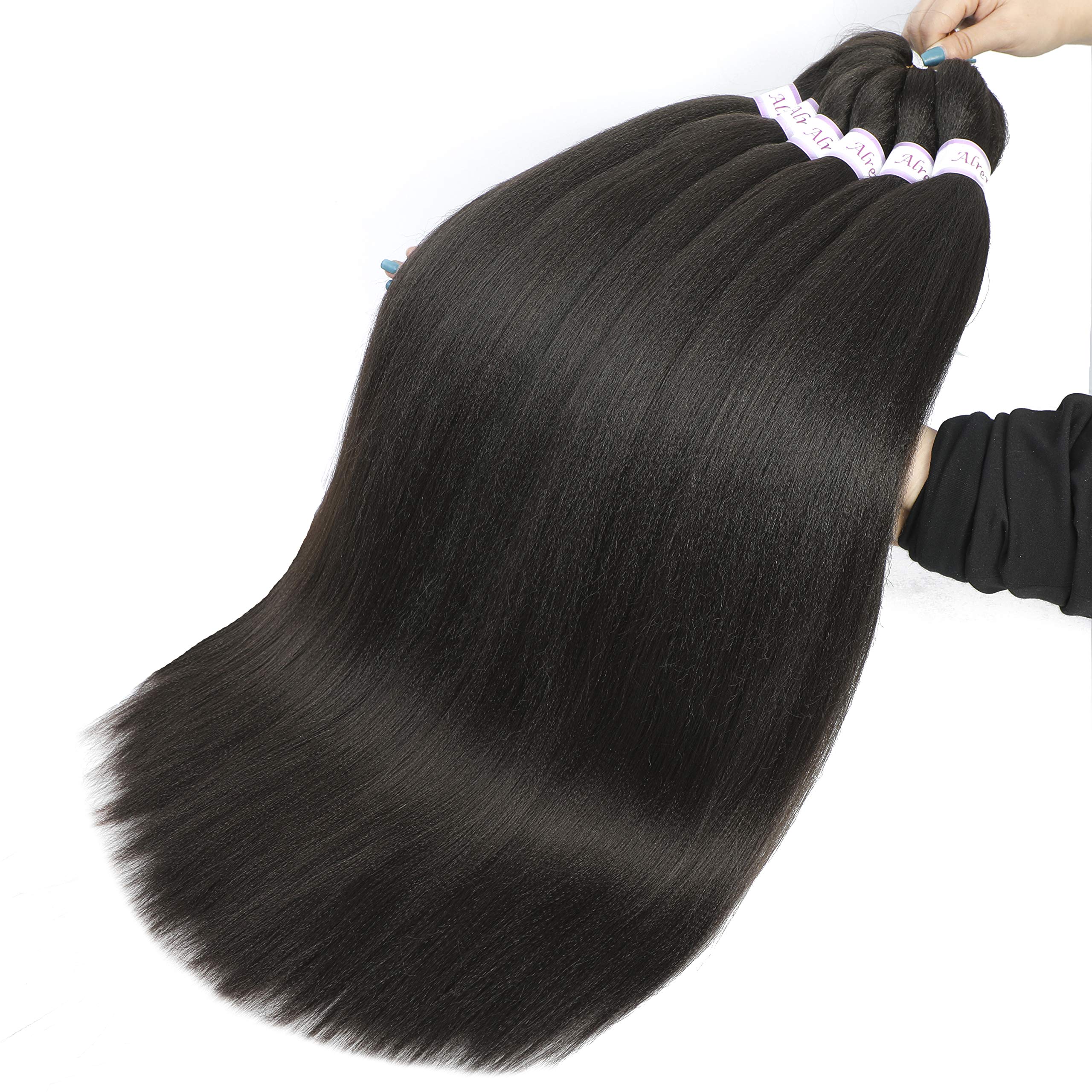 Braiding Hair Dark Brown 30 Inch 8 Packs Hair Extensions Professional Synthetic Braid Hair Crochet Braids, Soft Yaki Texture, Ho