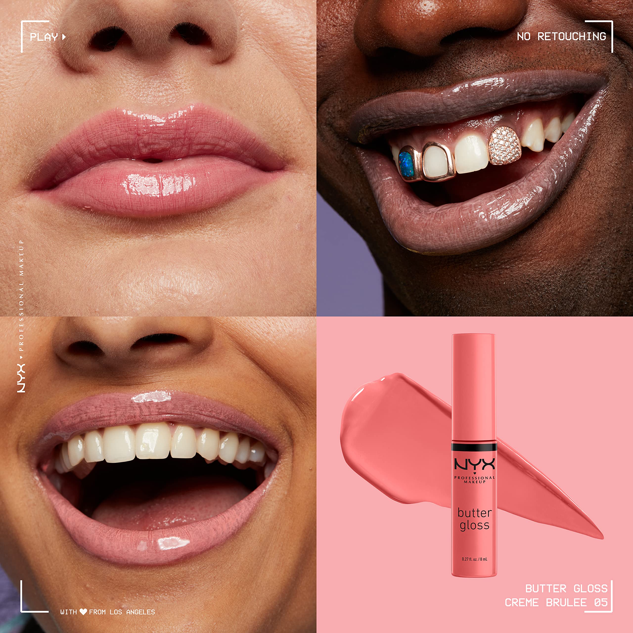 Butter Lip Gloss Creme Brulee,Nyx Cosmetics,Blg05