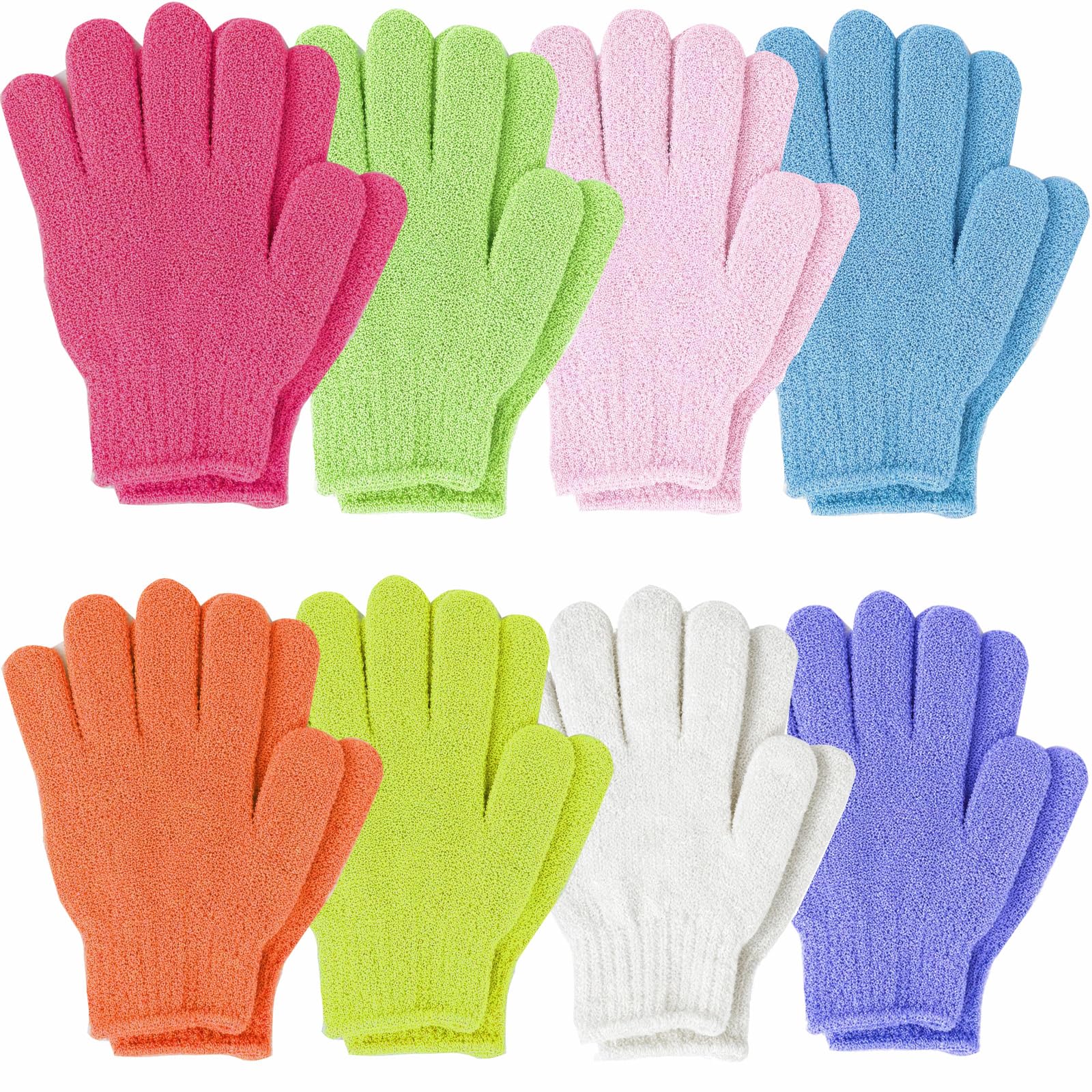 Exfoliating Bath Gloves,Exfoliate Bath Shower Gloves, Hand Body Scrub Mitt