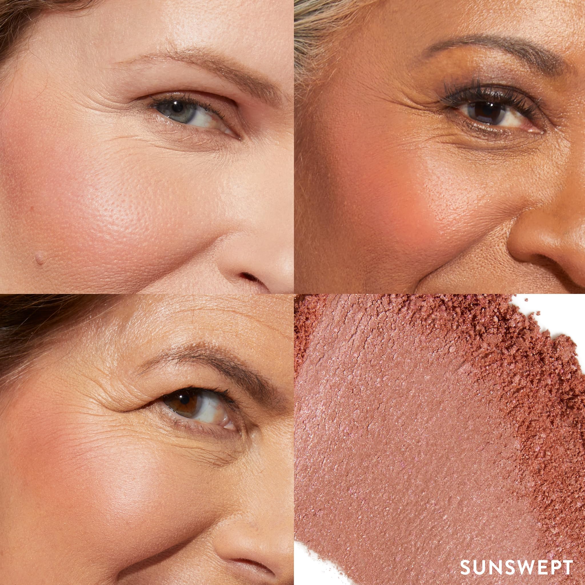 LAURA GELLER NEW YORK Baked Blush-n-Brighten Marbleized Blush - Sunswept - Creamy Lightweight - Satin Finish