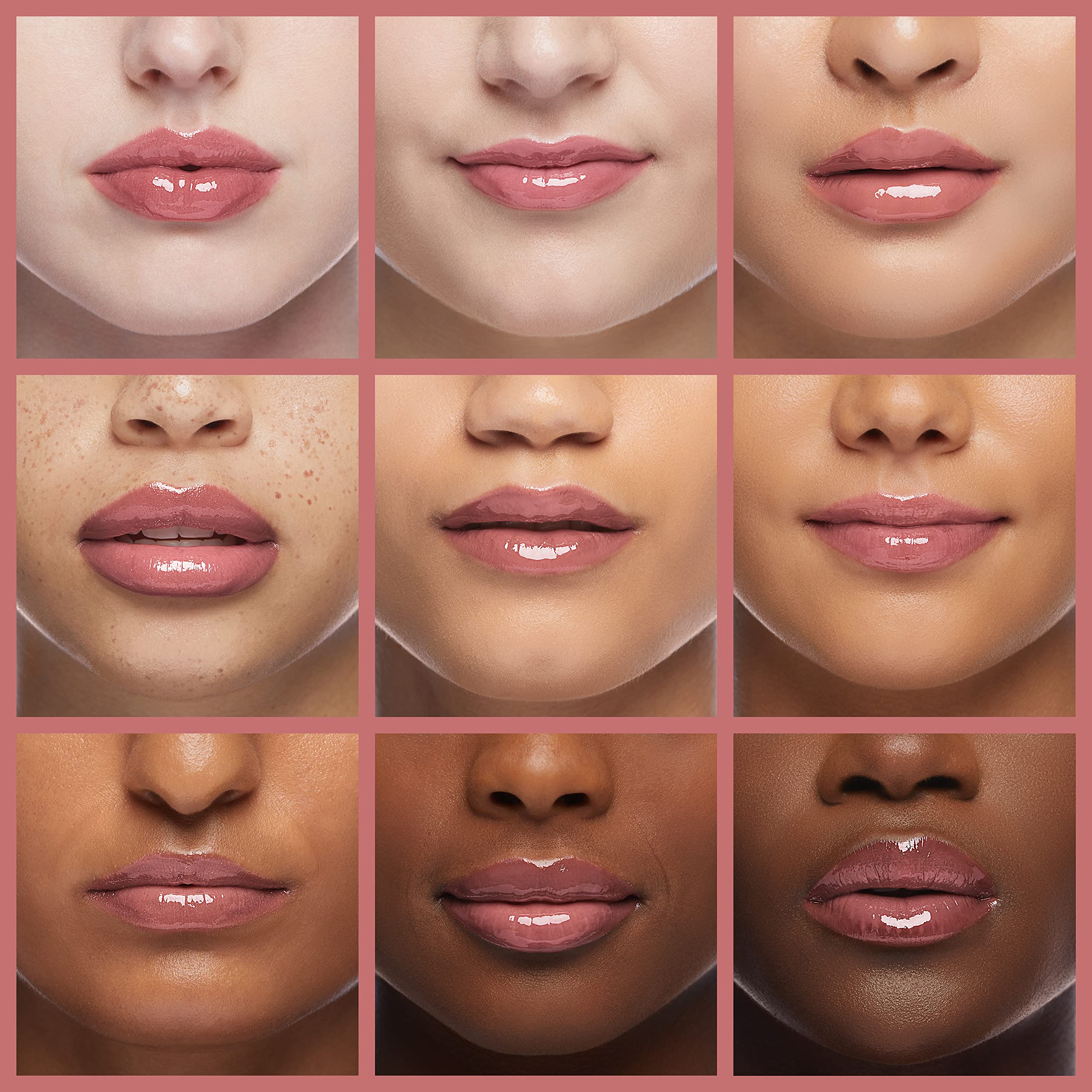 Kiko MILANO 3D Hydra Lipgloss - Pearly Natural Rose, 1 oz, Softening Lip Gloss for a 3D Look, Model KM000000188032B