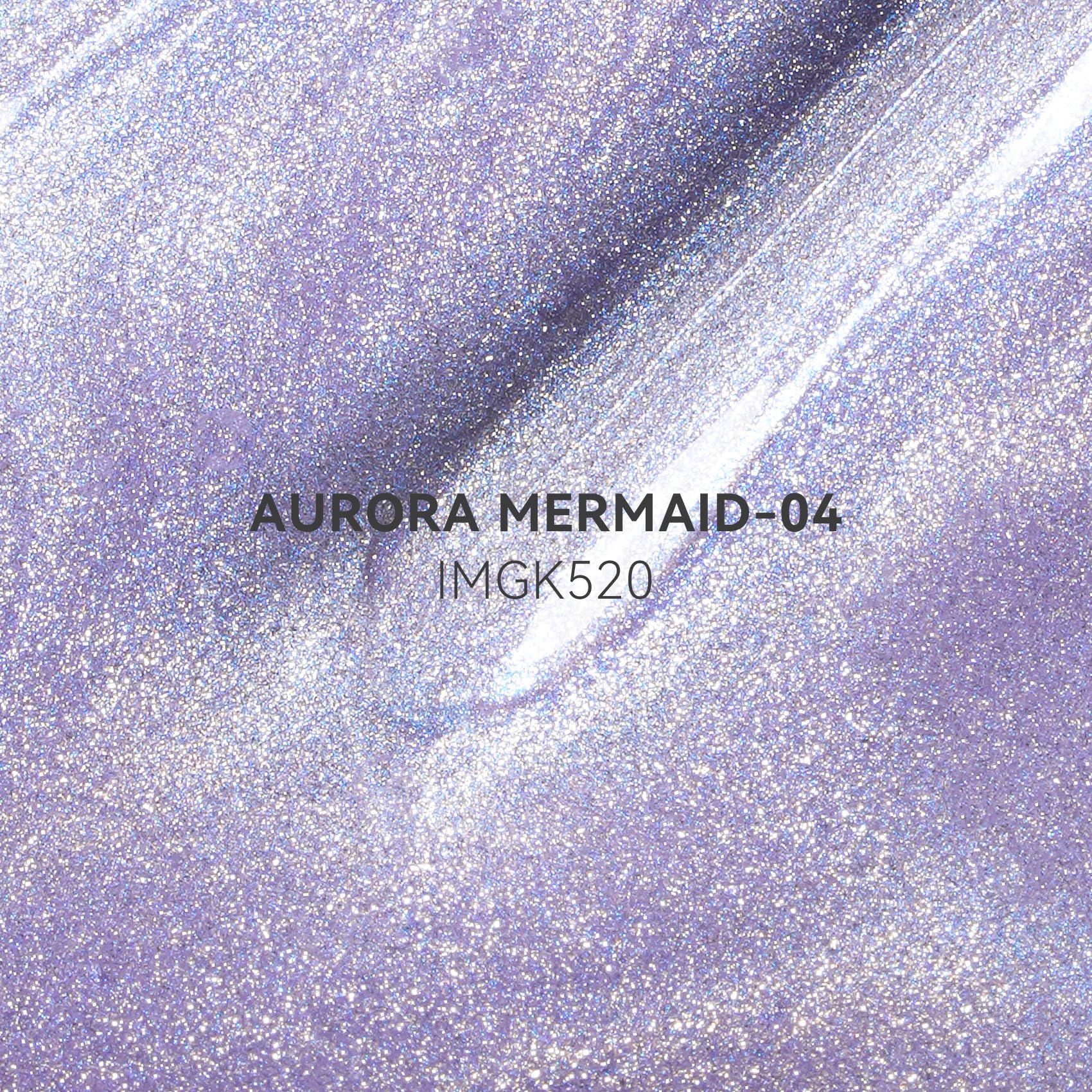 Maychao 15Ml Cat Eye Gel Nail Polish 1Pc Aurora Mermaid 04 Gel Polish With Magnet Soak Off Holographic Magnetic Nail Polish For