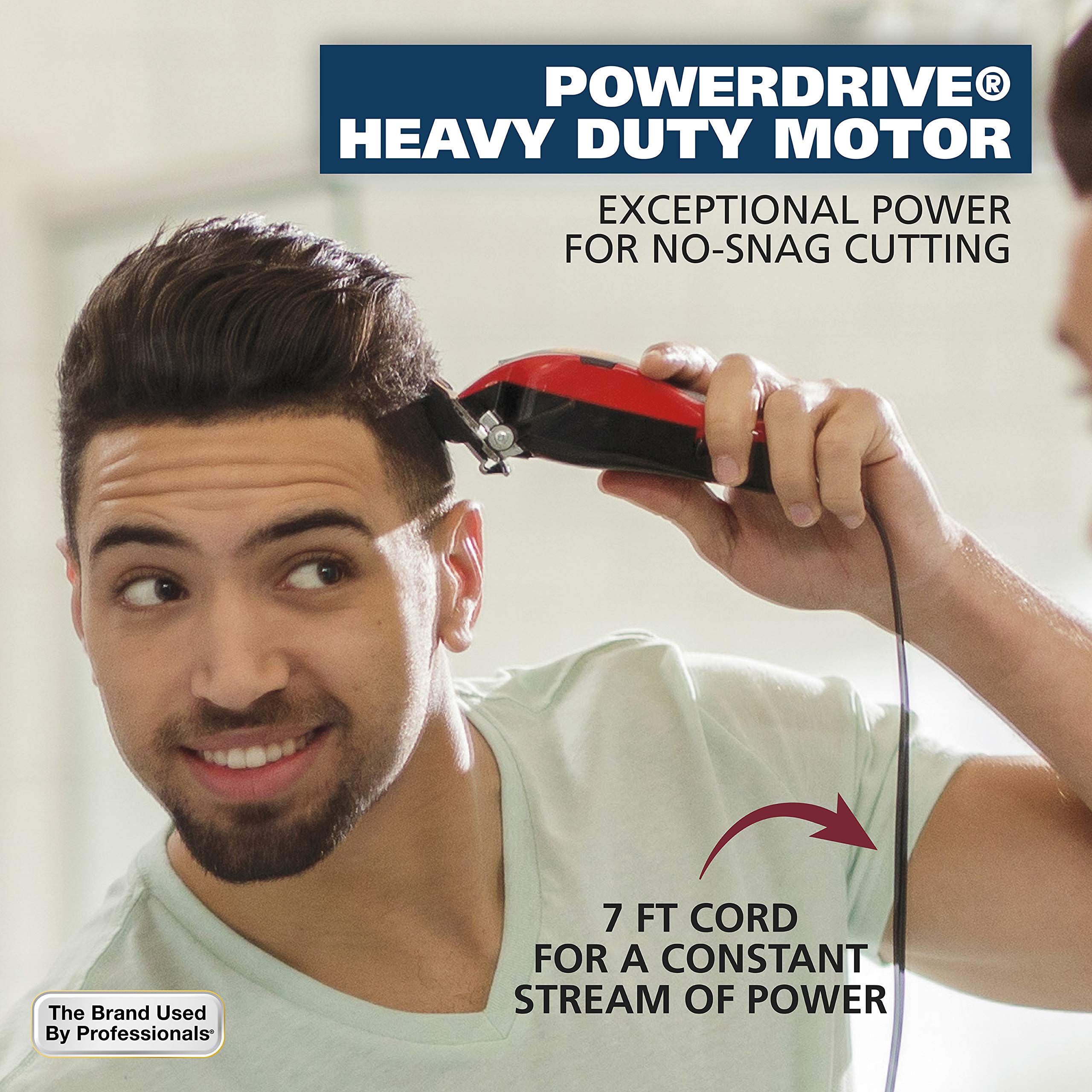 Wahl USA Clip ?? Trim 2 In 1 Corded Hair Clipper with Pop Up Trimmer Kit, Perfect for Home Haircuts and Touching Up Around Neckl