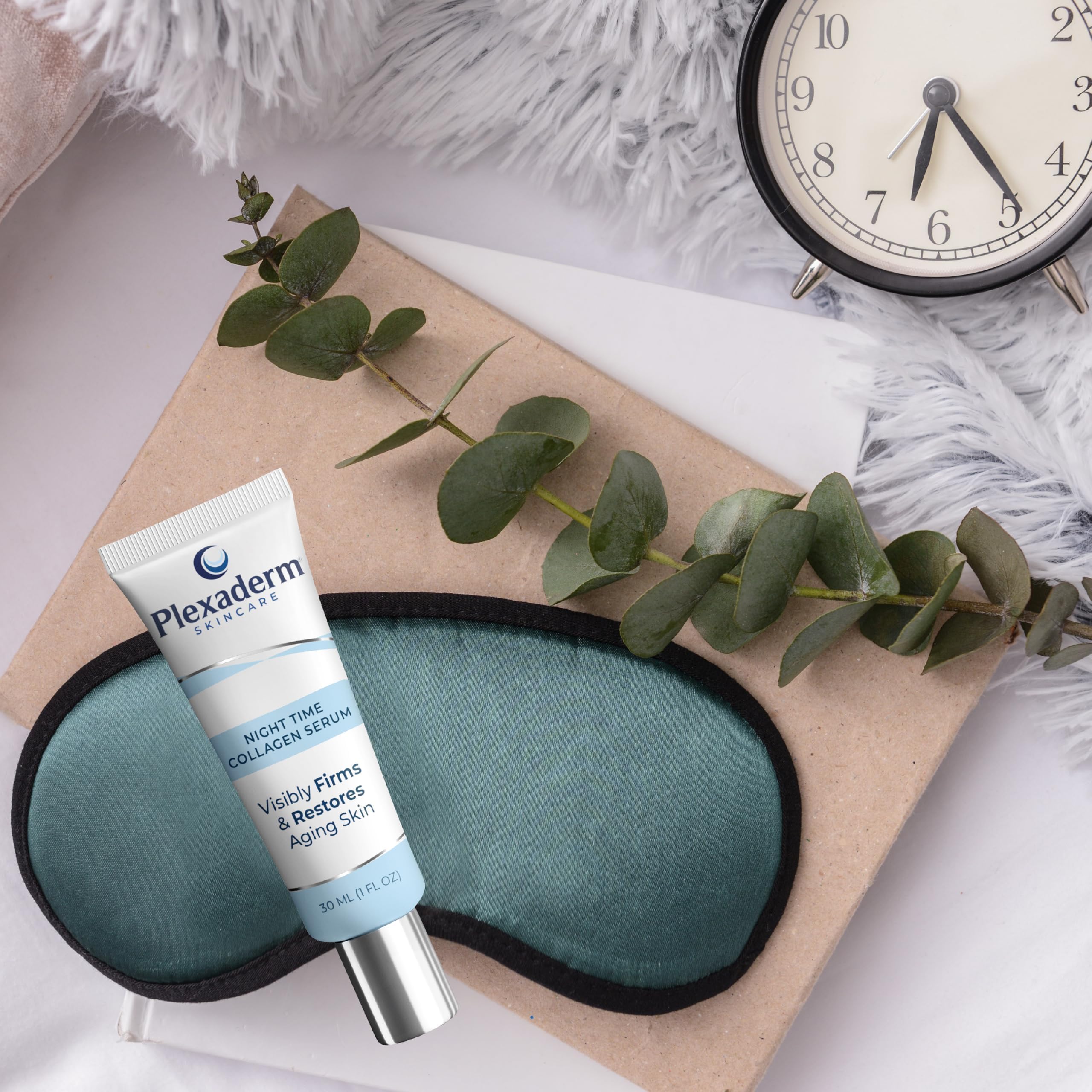 Plexaderm 15 Ml Night Time Collagen Serum For Firmer, Fuller, More Youthful Looking Skin, Anti-Aging Collagen & Peptide Serum Fo