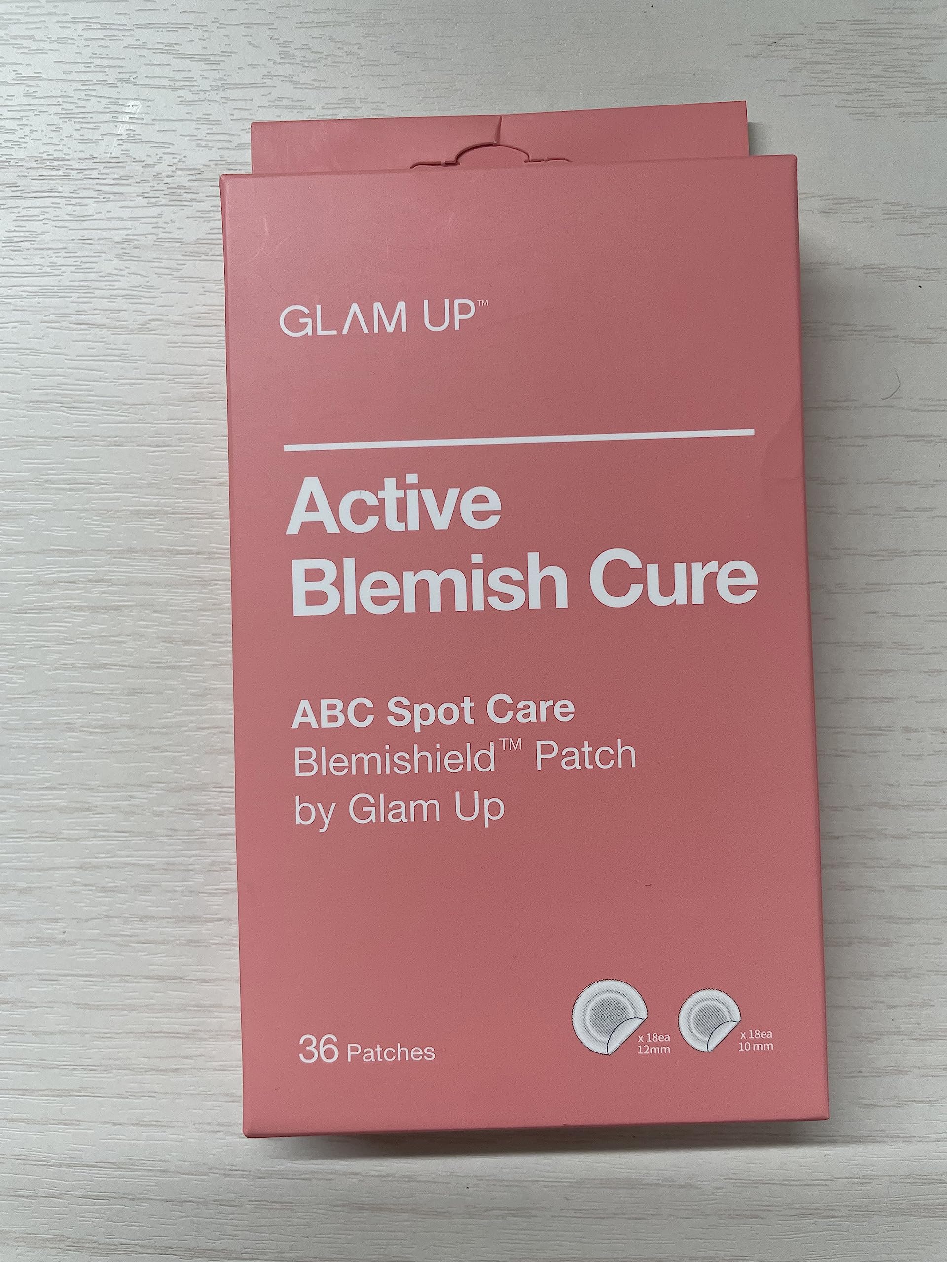 Glam Up Hydrocolloid Blemish Pimple Zit Patches - Invisible Ultra Thin Spot Cover Stickers For Face And Skin, Strong Water-Proof