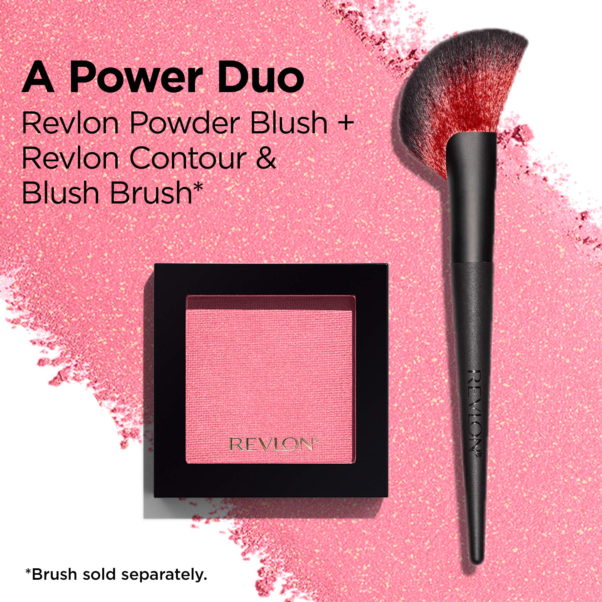 Revlon Blush, Powder Blush Face Makeup, High Impact Buildable Color, Lightweight & Smooth Finish, 003 Mauvelous, 0.17 Oz