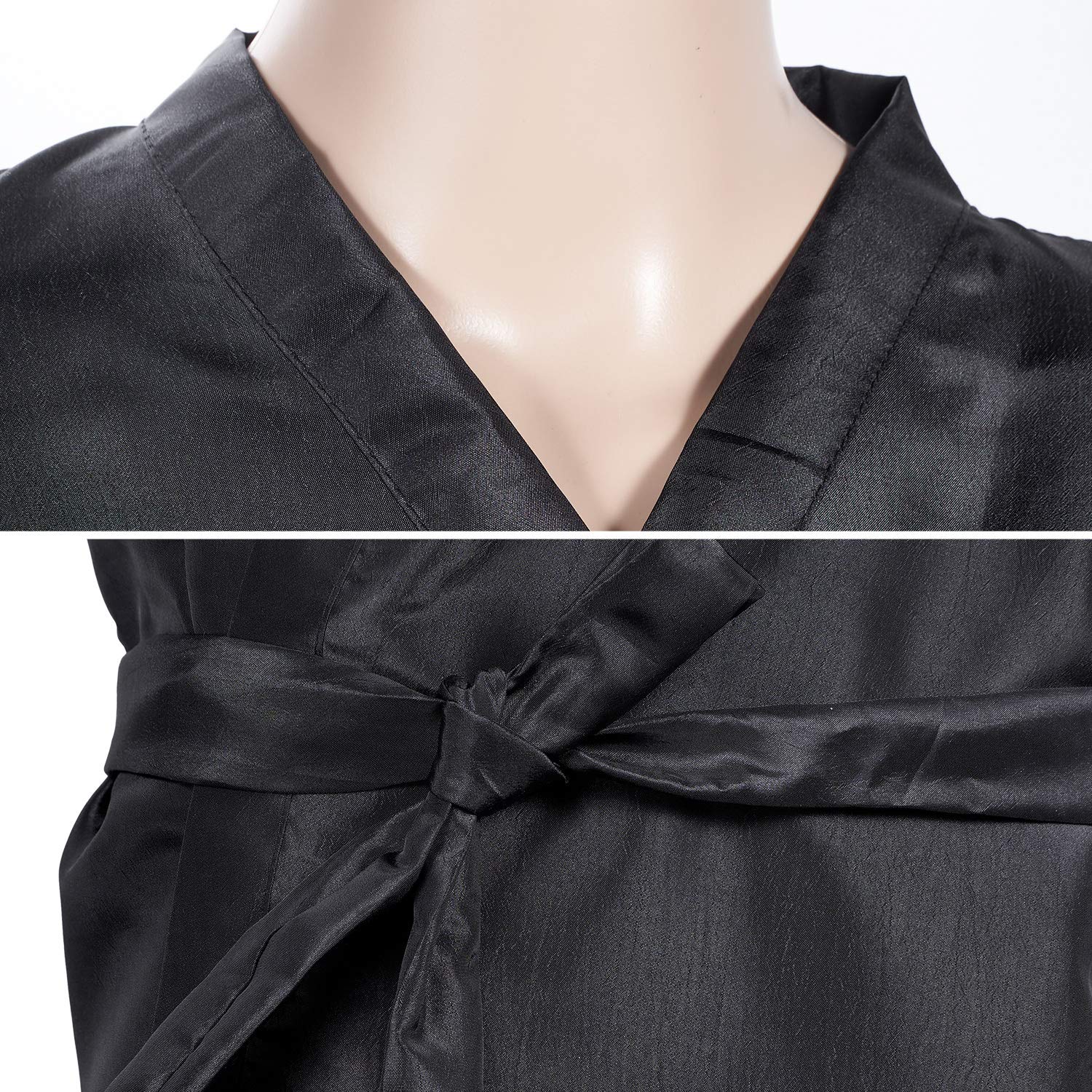 2 Pieces Salon Robes Smock For Clients Waterproof Hairdressing Gown Salon Cape