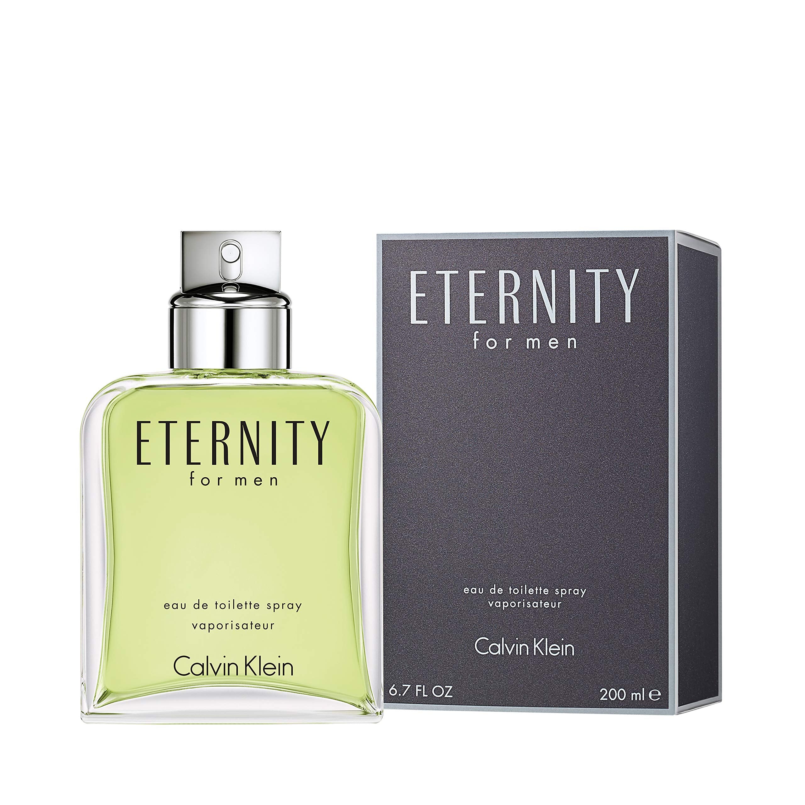 Eternity by Calvin Klein for Men, Eau De Toilette Spray, 6.7 Fl Oz