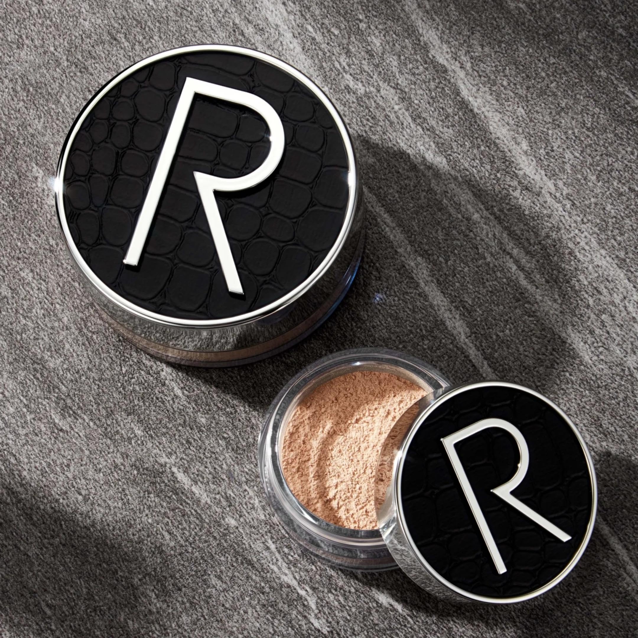 Rodial Glass Powder Mini 0.10oz., Skin Perfecting Loose Face Powder, Creamy Formula for a Natural Luminosity Glow, Finishing Pow