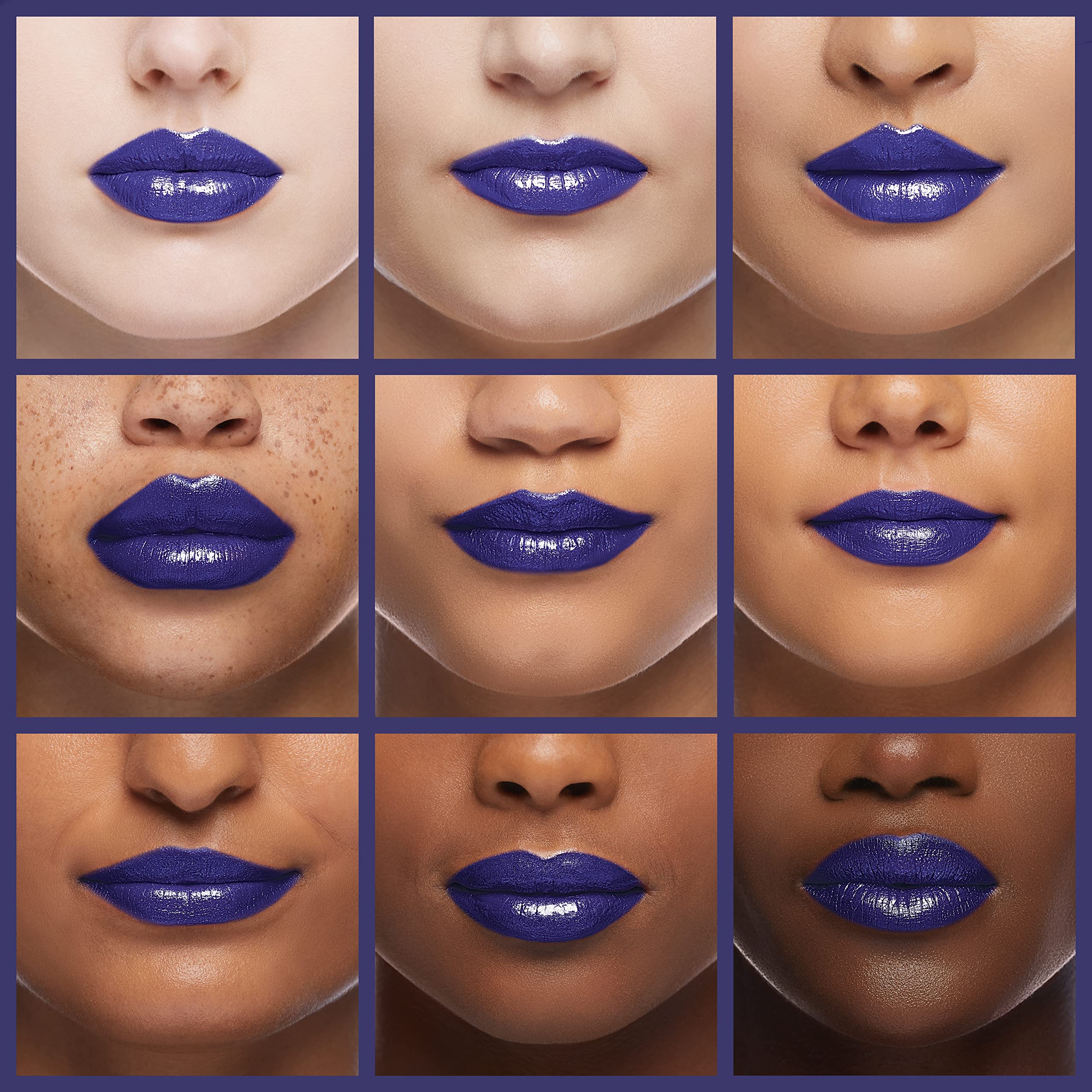 Black Radiance Metalicious Metallic Lipstick - Purple Reigns (Violet), 1 Fl Oz - Lip Sculptor for Bold, Vibrant Color