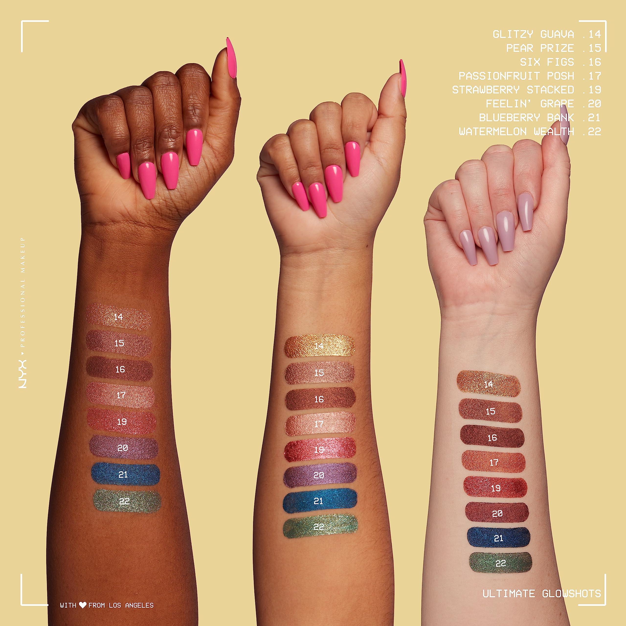 NYX PROFESSIONAL MAKEUP, Ultimate Glowshots Vivid Rich - Pear Prize