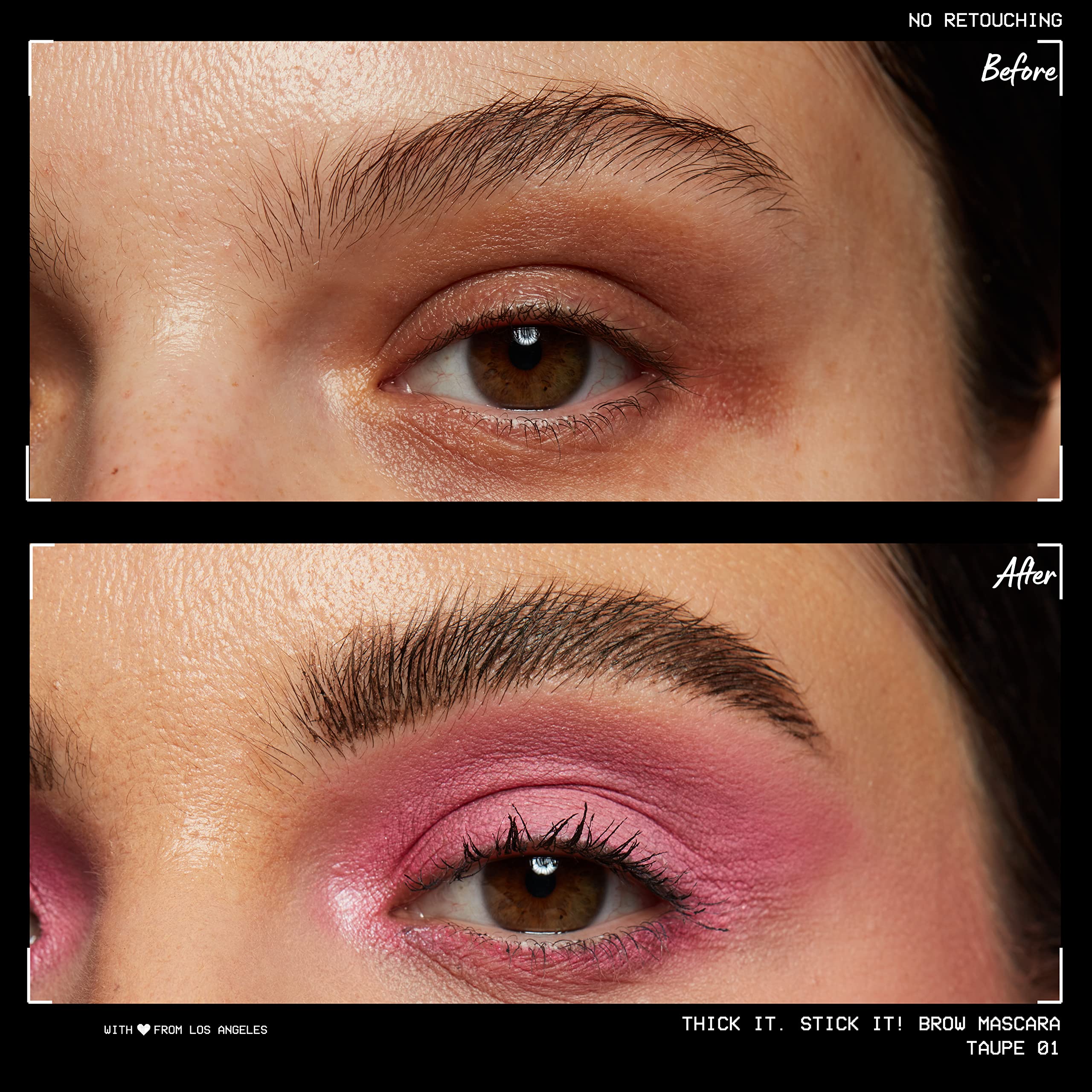 NYX PROFESSIONAL MAKEUP Thick It Stick It Thickening Brow Mascara, Eyebrow Gel - Taupe