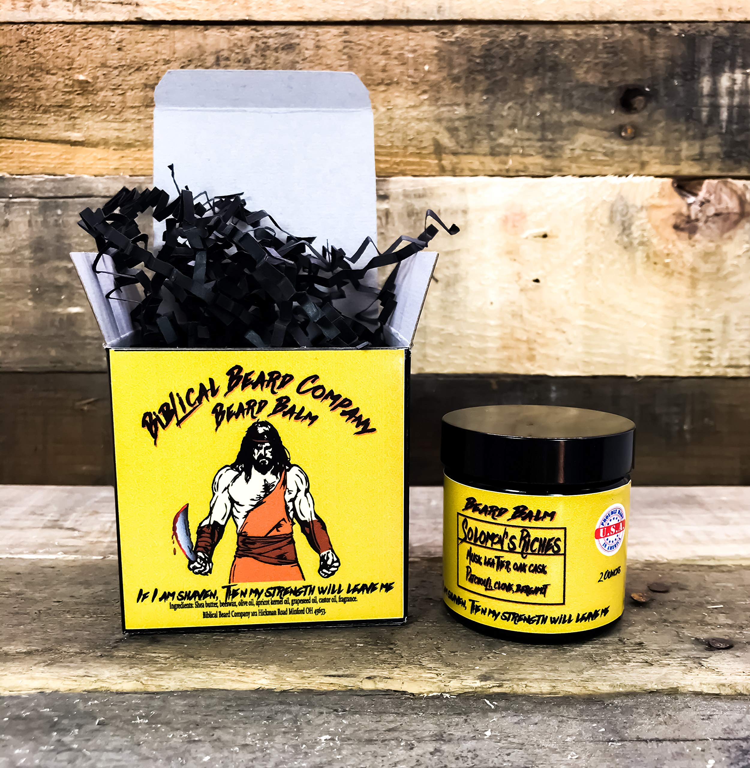 Biblical Beard Company - Beard Balm - Made In Usa (Solomon'S Riches)