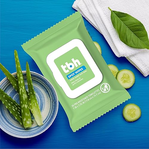 Tbh Kids Spot Foam Face Cleaning Spot Wipes For Kids, Preteens, And Teens With Sensitive Dry Oily Skin - Gentle Facial Cleanser