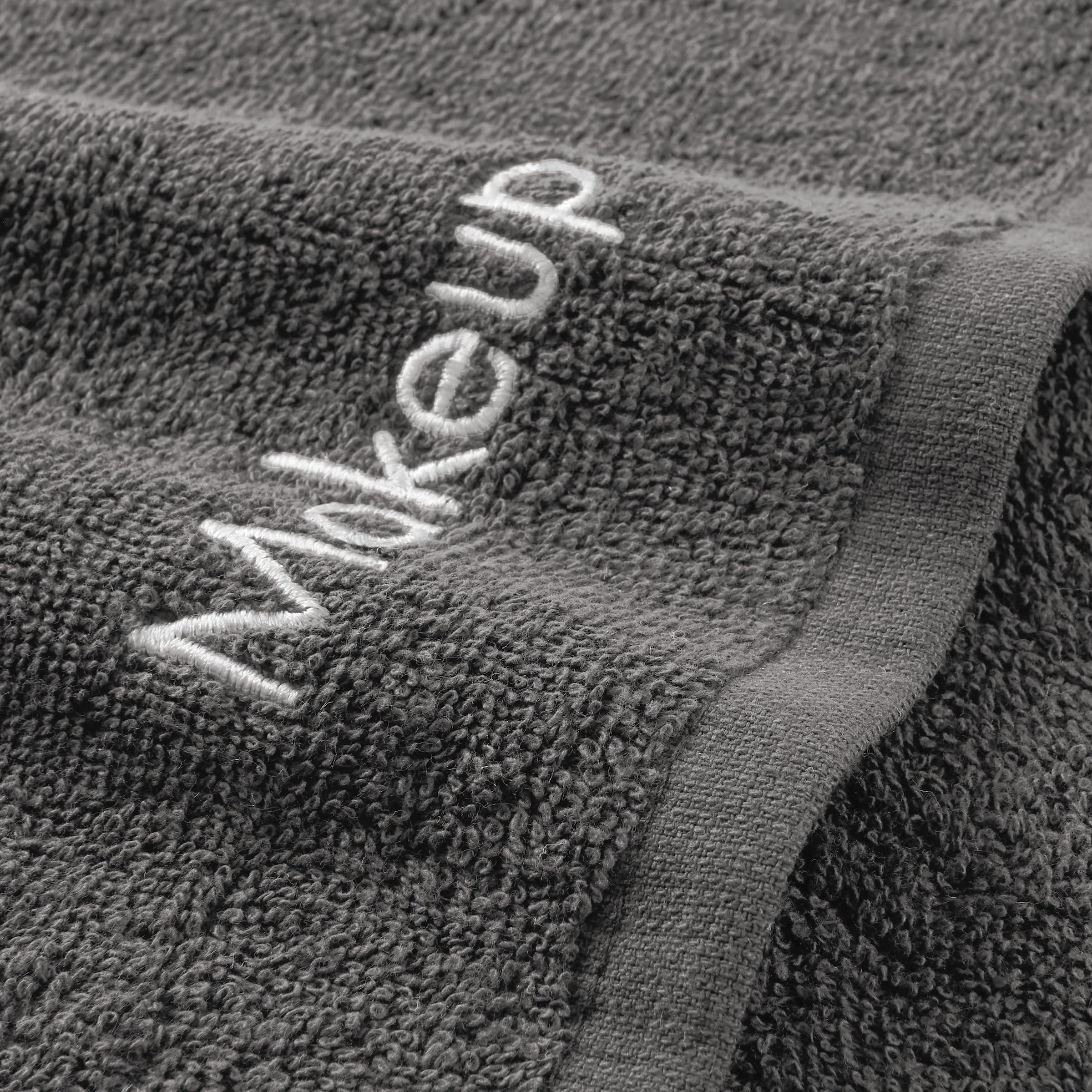 Arkwright Makeup Towels - Pack Of 6 - Soft & Gentle Cotton Small Fingertip Powder Room Washcloth, Decorative Bathroom Essentials