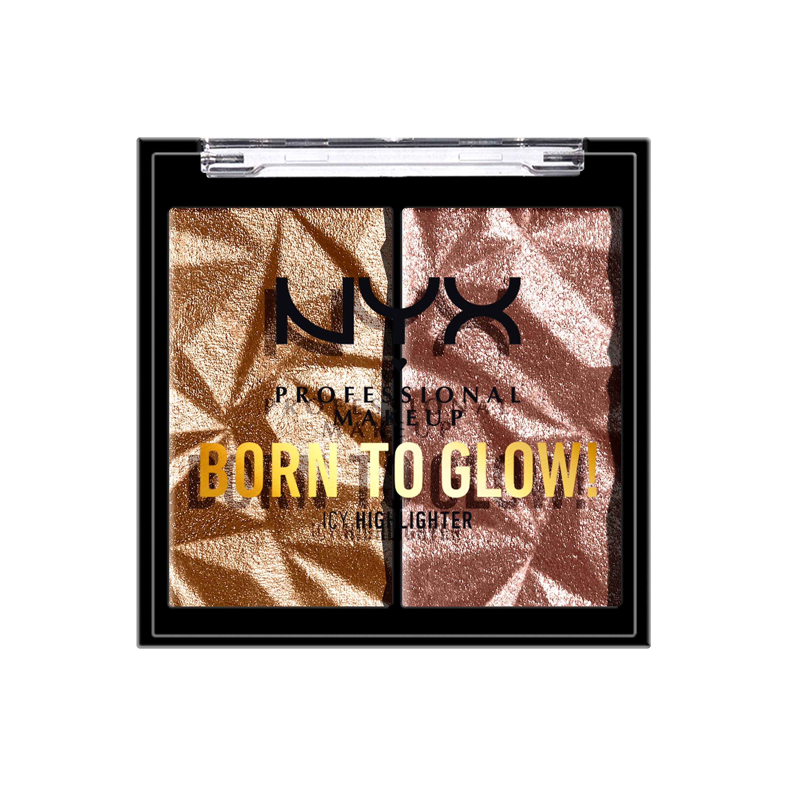NYX PROFESSIONAL MAKEUP Born To Glow Icy Highlighter Duo - Bout The Bronze