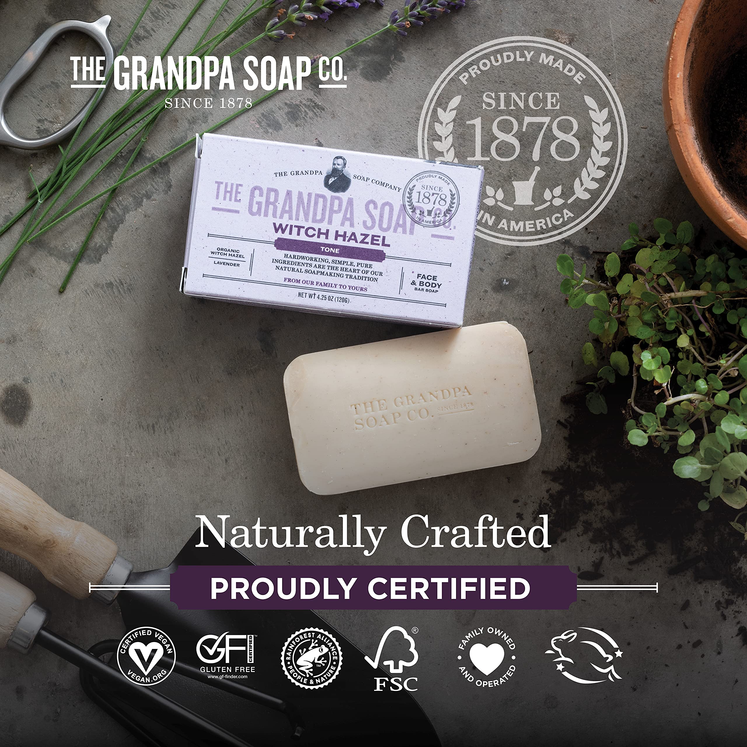 Soap Bar Witch Hazel