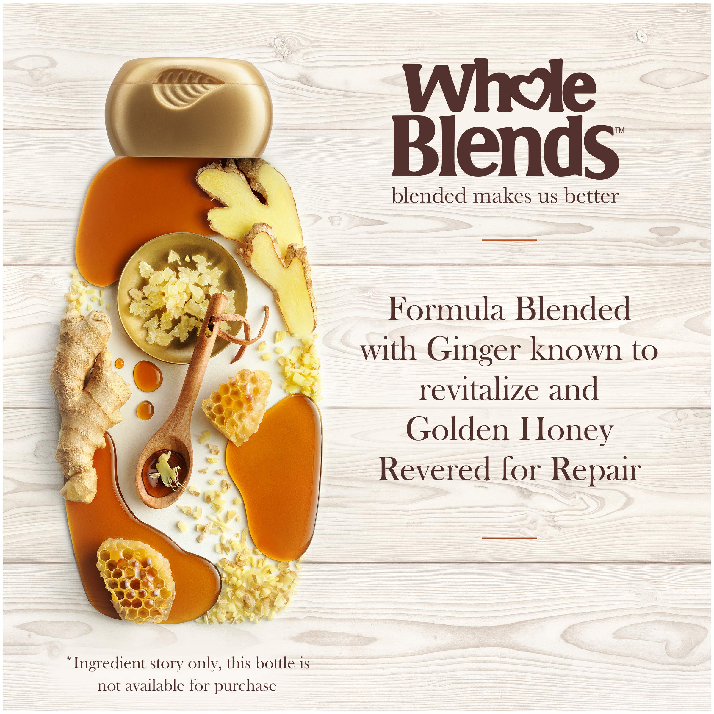 Garnier Hair Care Whole Blends Strengthening Ginger Recovery Conditioner, 12.5 Fl Oz