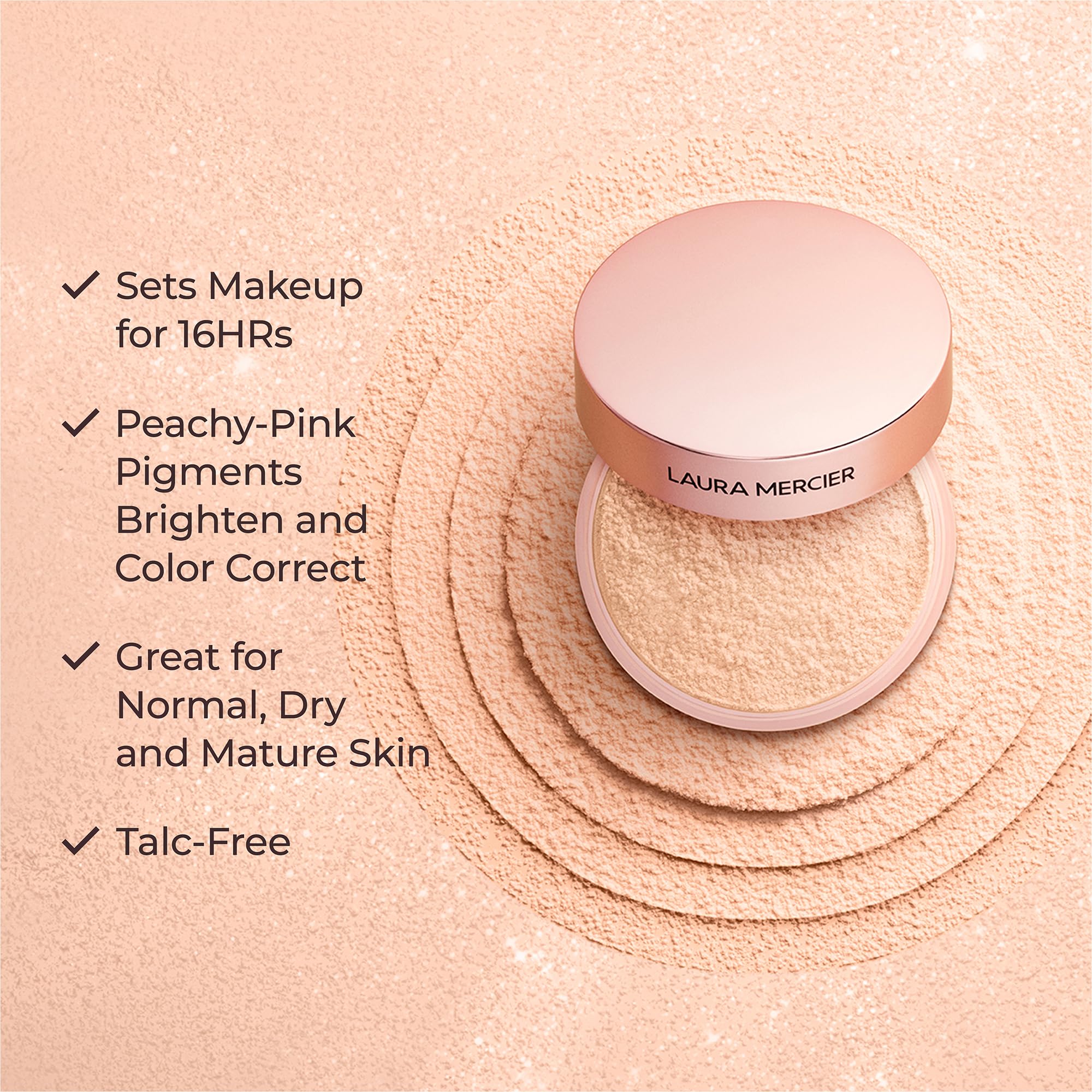 Translucent Loose Talc-Free Setting Powder Ultra-Blur: Natural & Blurring Finish, Long Lasting, Best For Normal To Dry + Mature