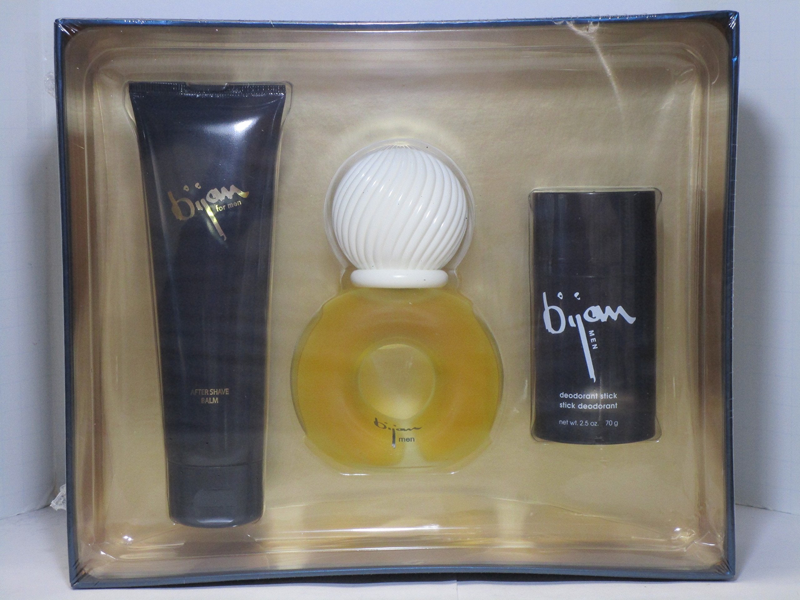 Bijan Men Gift Set (Cologne Spray, After Shave Balm, Deodorant Stick)