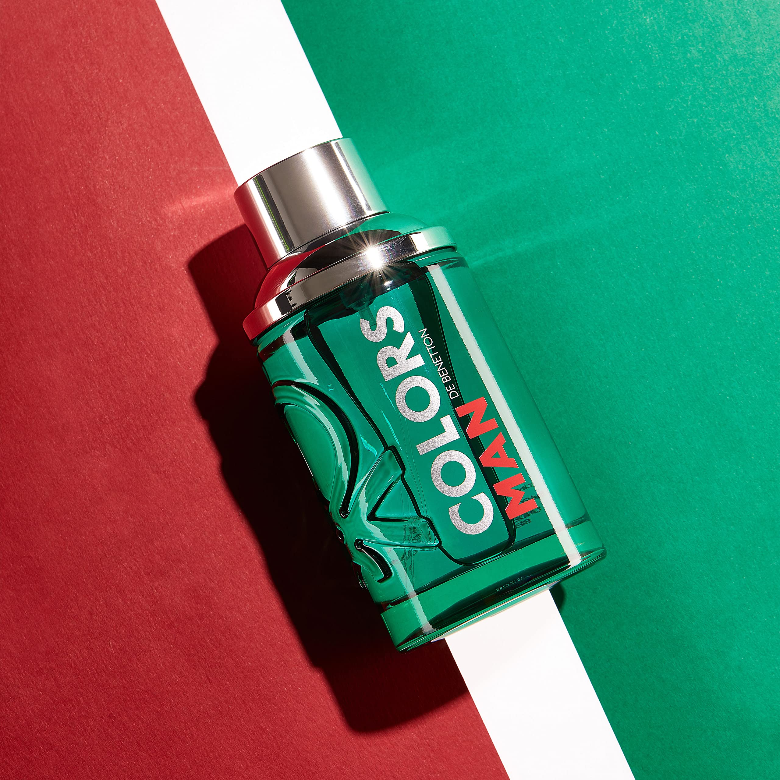 Benetton Colors Man Green Eau De Toilette Spray 3.4 Oz