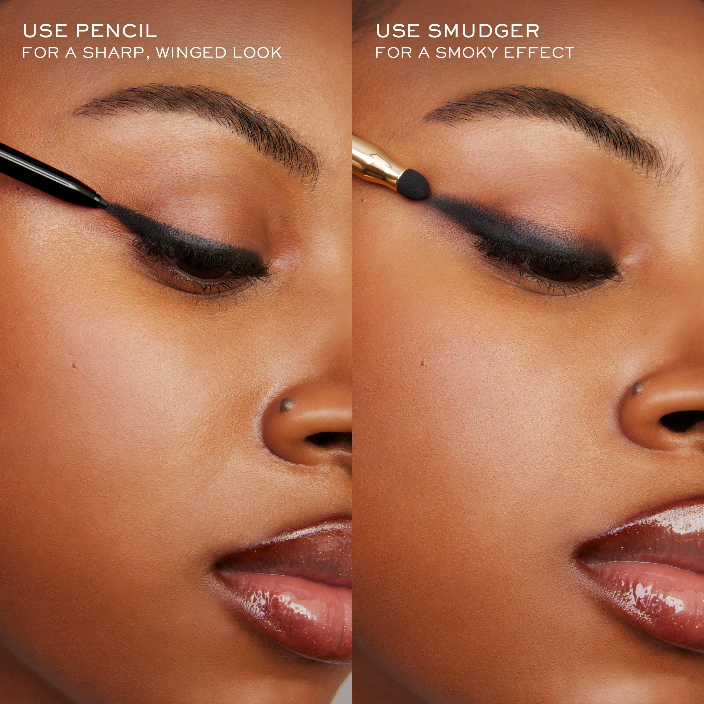 Lancme Le Stylo Waterproof Eyeliner Pencil - Creamy & Highly Pigmented - Seamless Blending & Smudging - 01 Noir Onyx