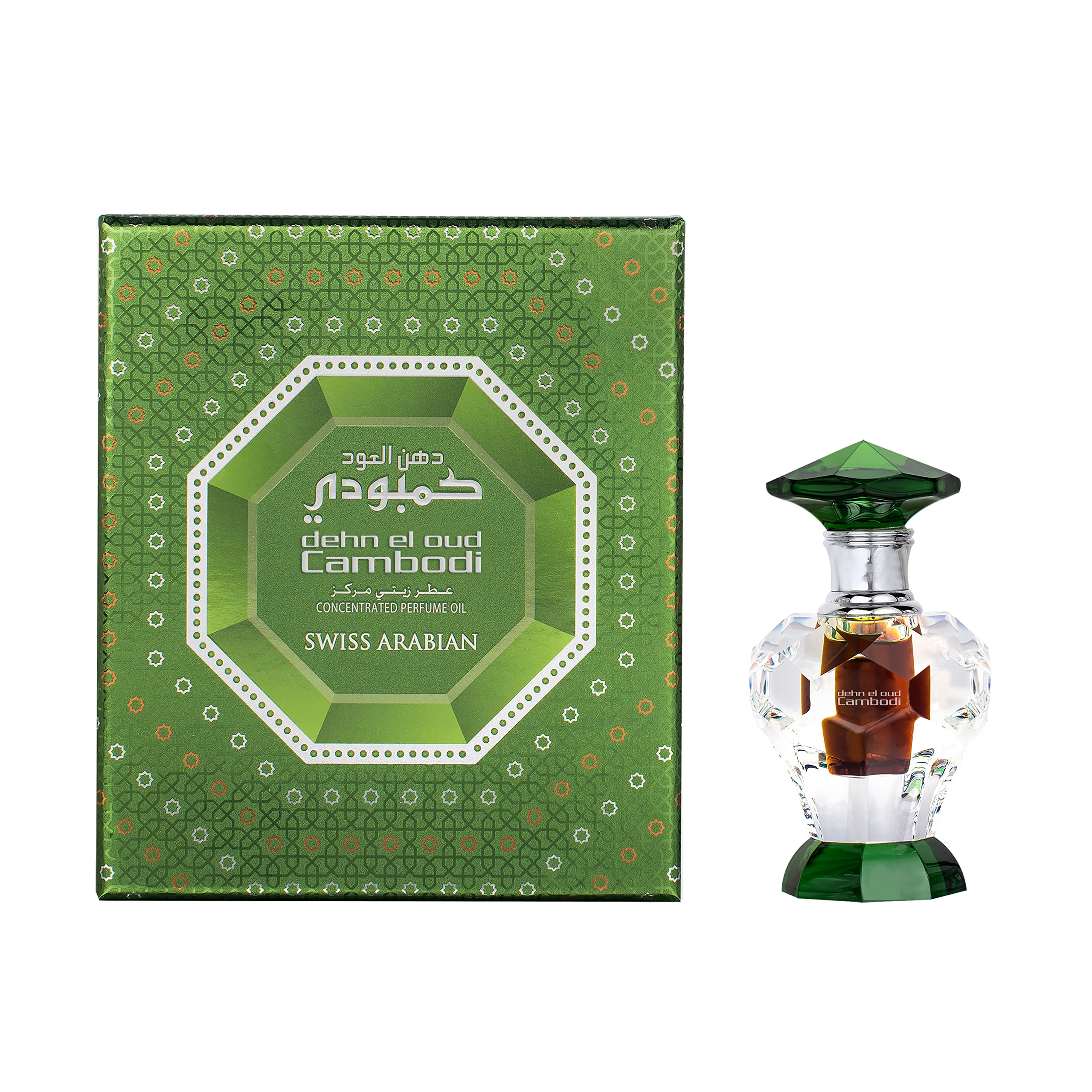Swiss Arabian Dehn El Oud Cambodi - Luxury Products From Dubai - Long Lasting Personal Perfume Oil Fragrance - A Seductive Signa