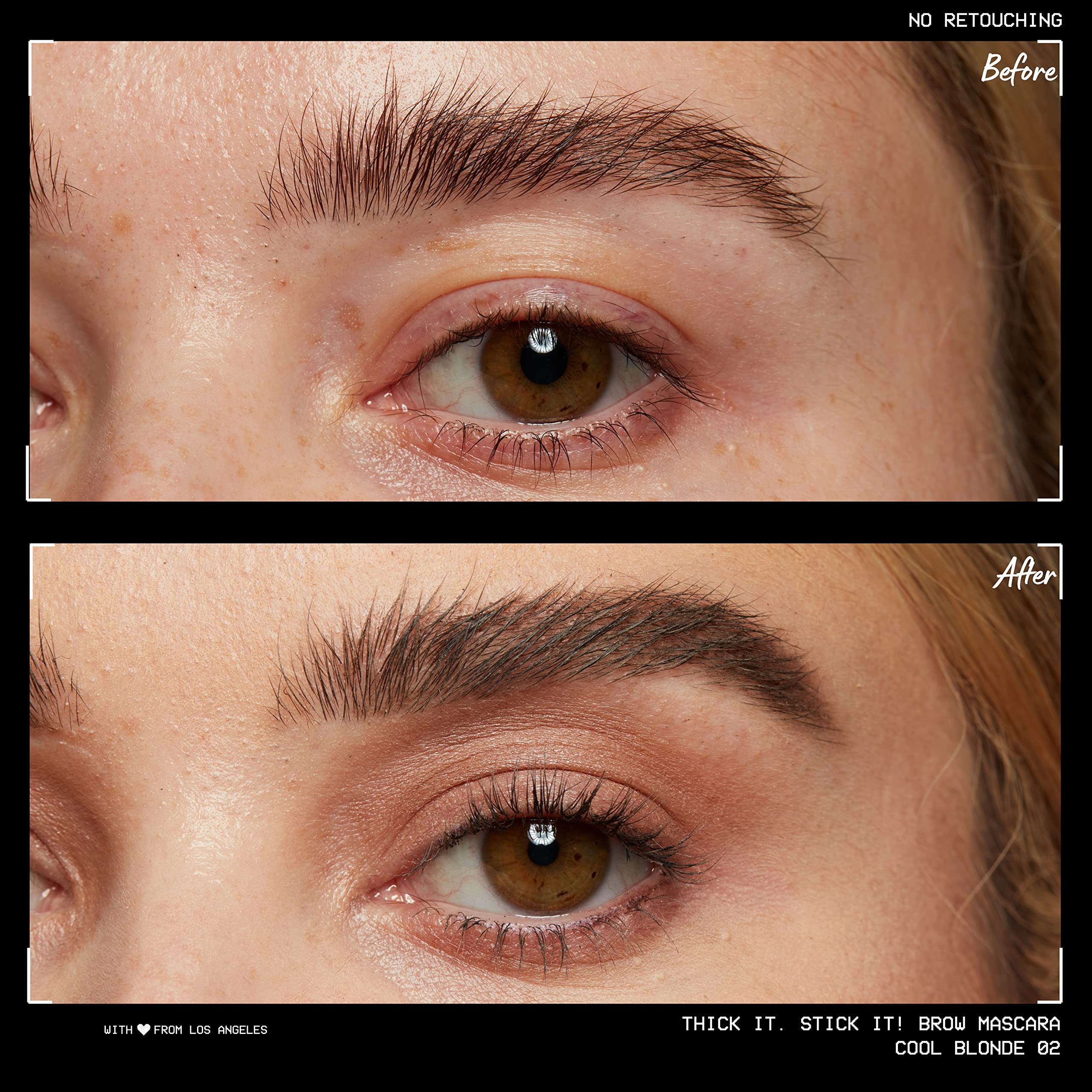 NYX PROFESSIONAL MAKEUP Thick It Stick It Thickening Brow Mascara, Eyebrow Gel - Cool Blonde